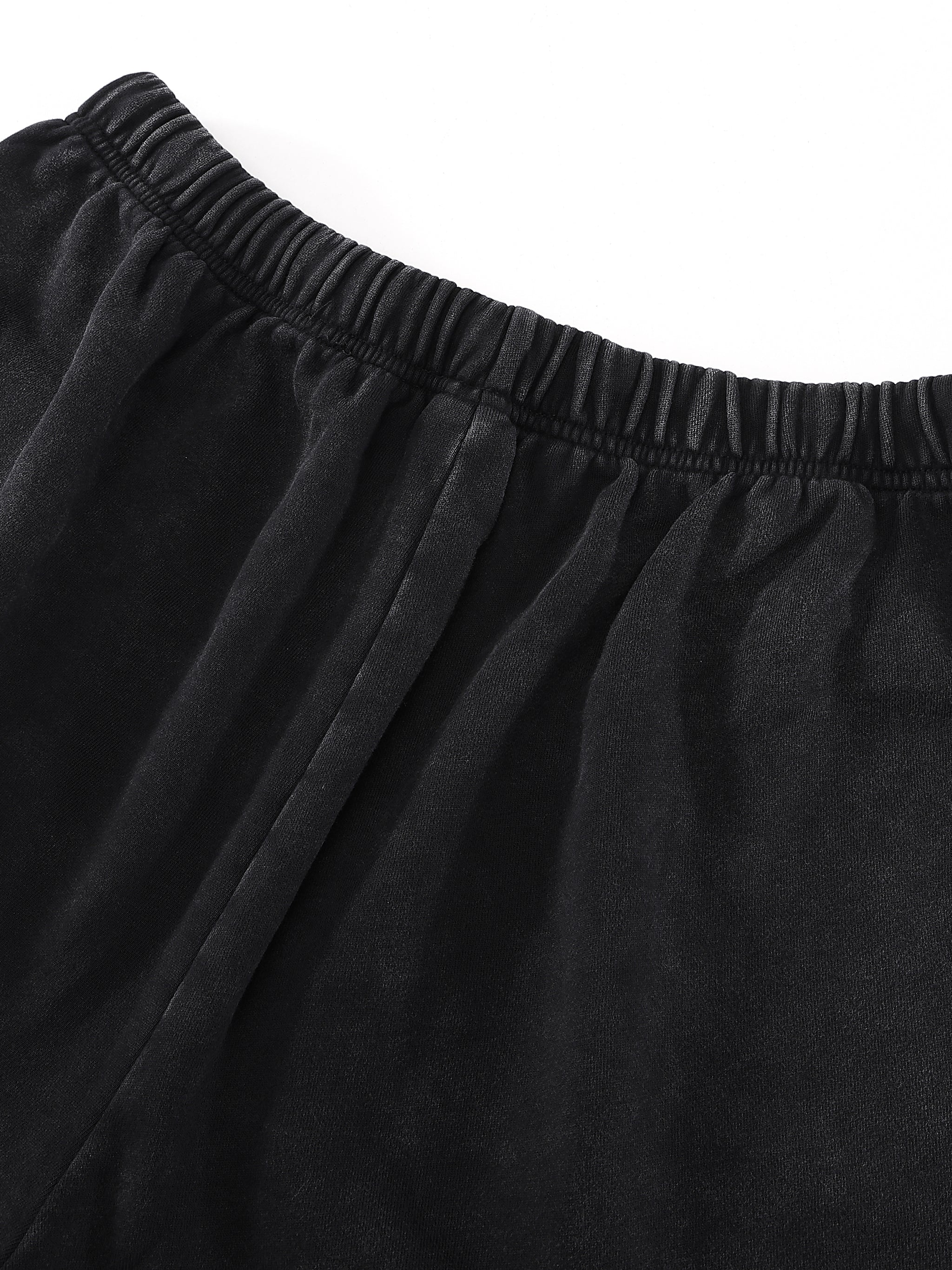 Vintage Washed Tiger Stripes Short Pants