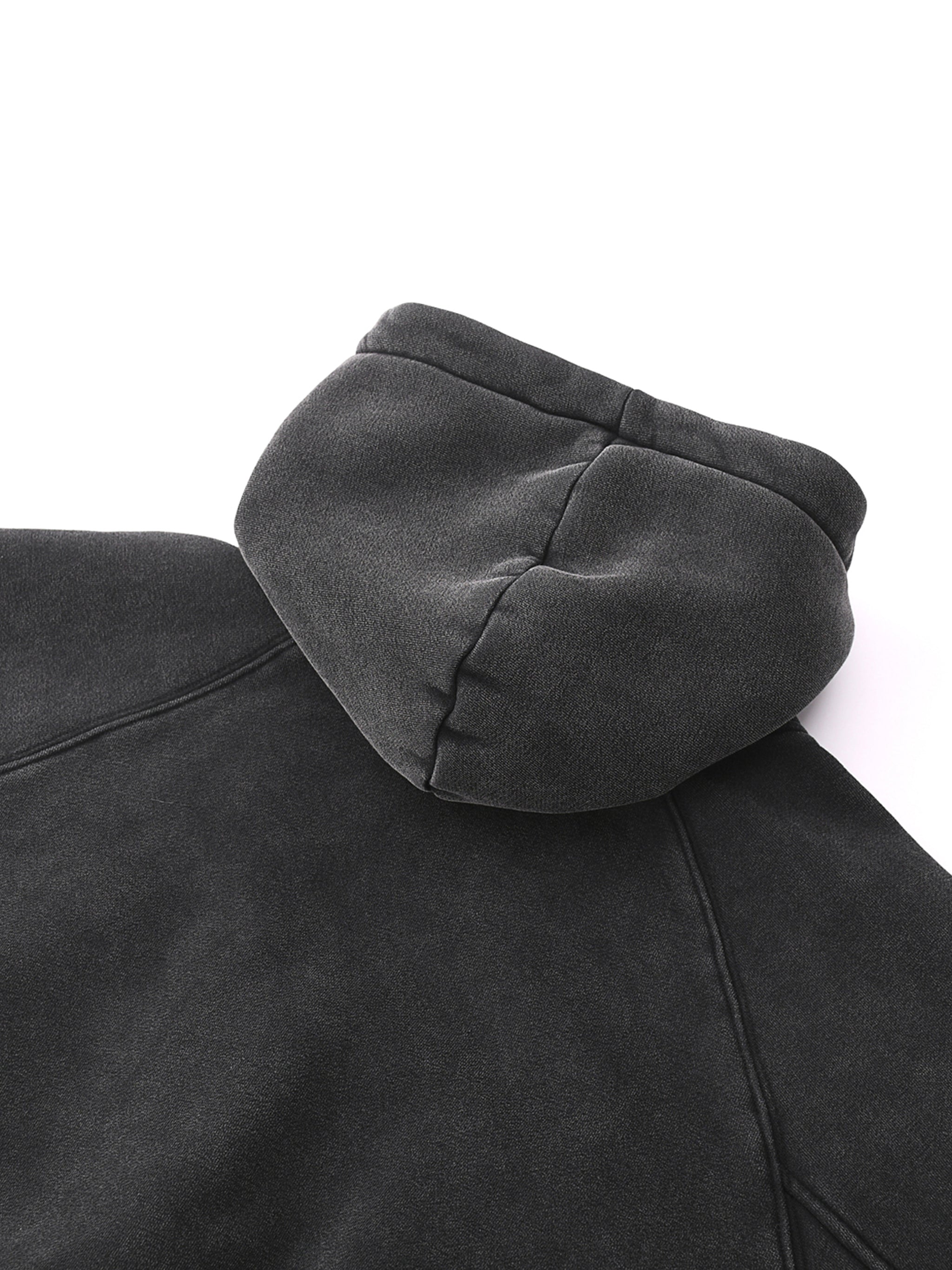 Snow Washed Cropped Hoodie