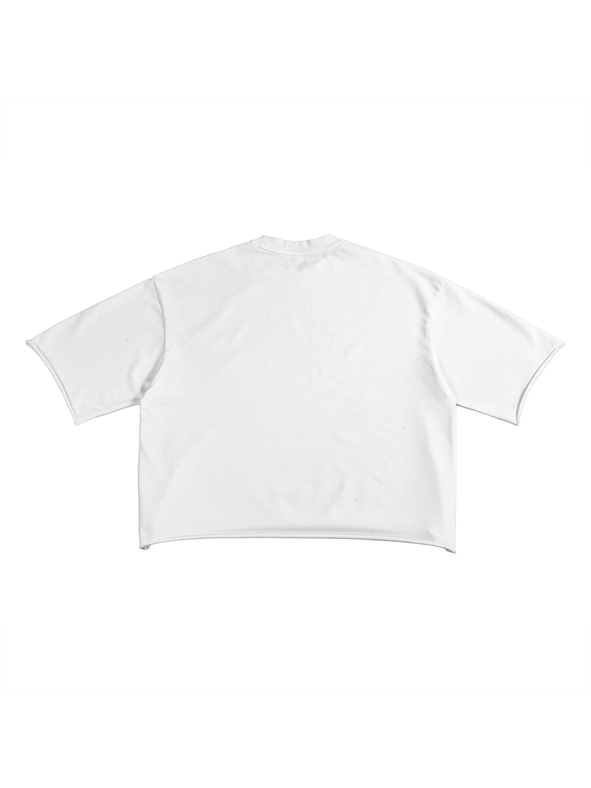 French Terry Raw Edge T-Shirt