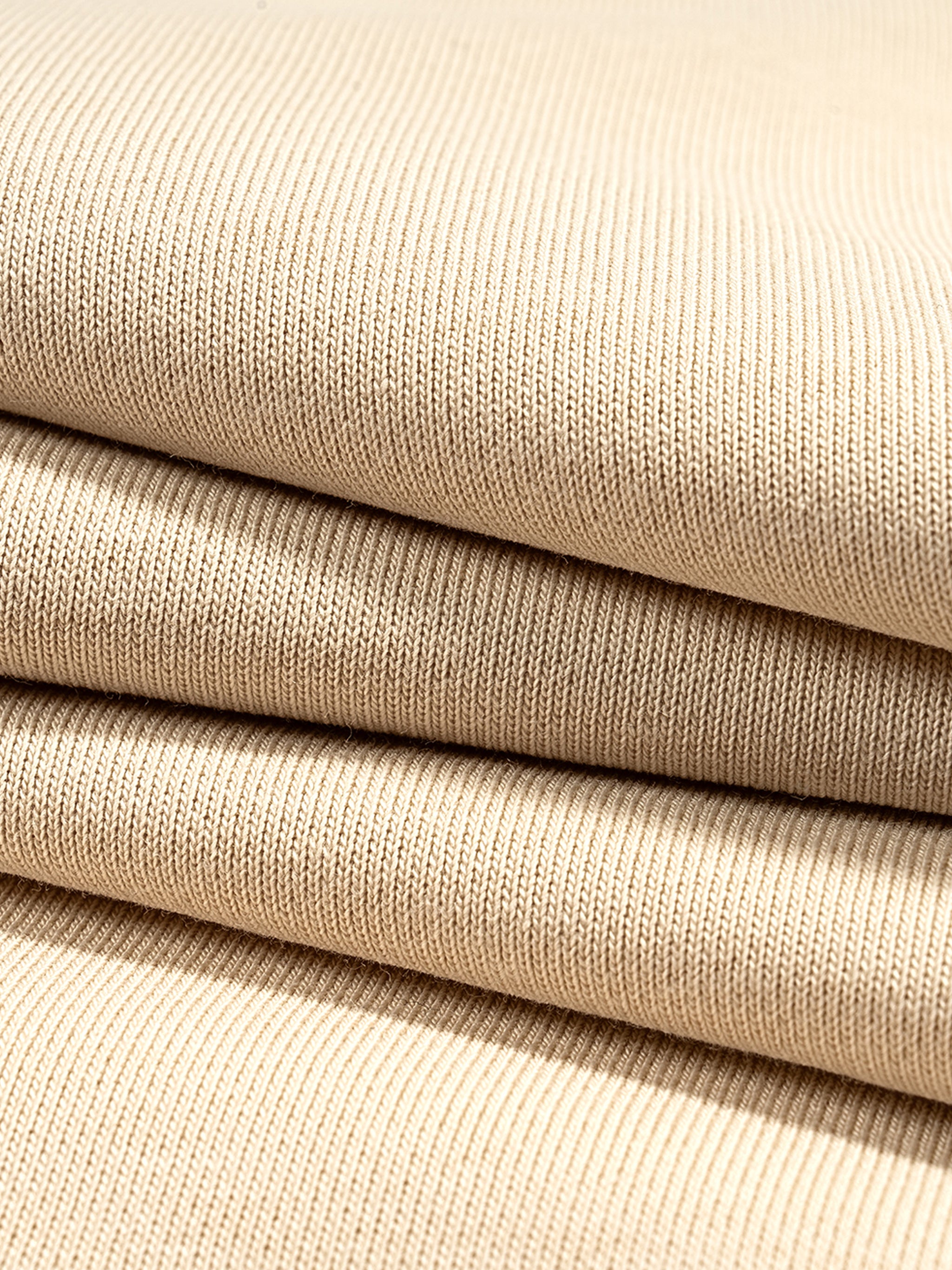 French Terry Raw Edge T-Shirt