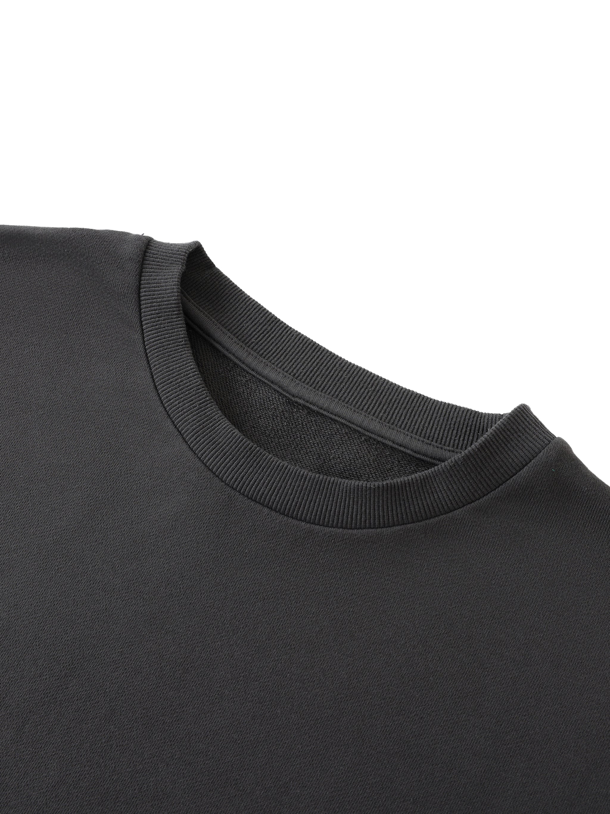 Washed Rolled Hem Half Sleeve T-Shirt