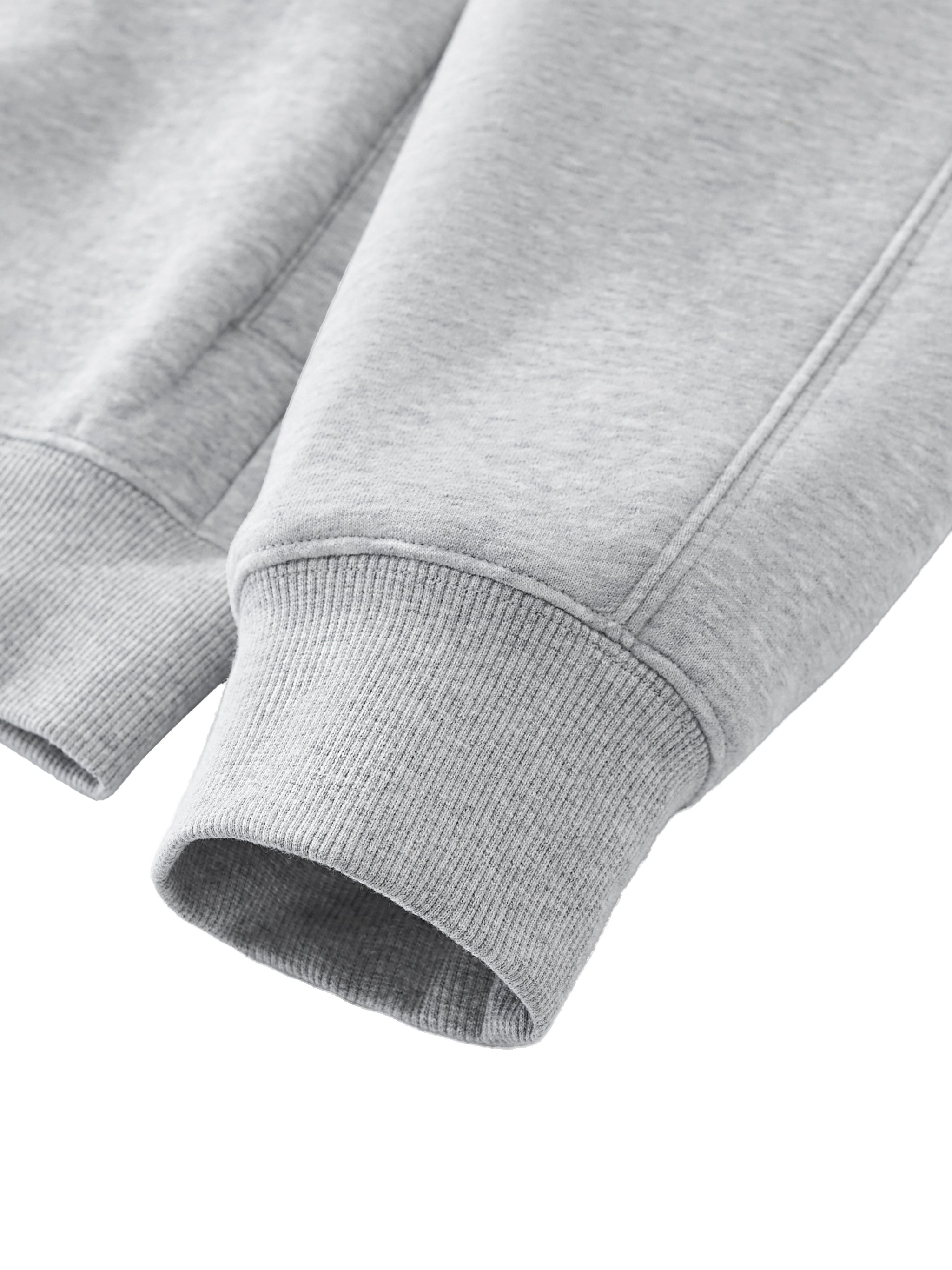 Essential Zip-Up Fleeced Varsity Jacket