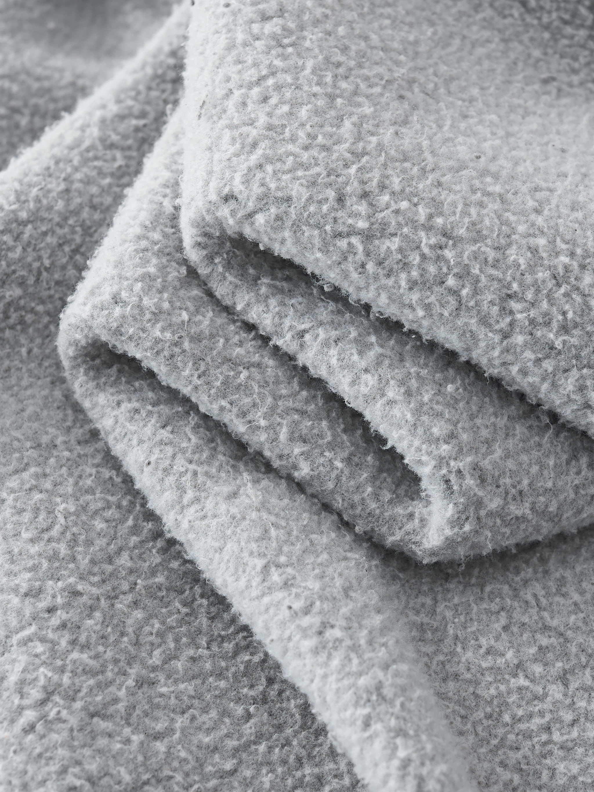 Frayed Enzyme Washed Fleece Hoodie