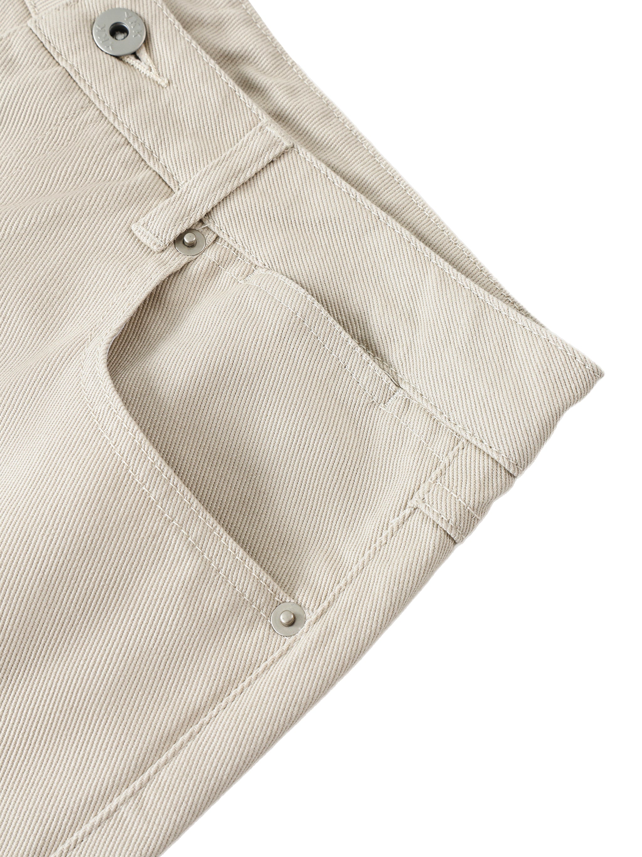 Heavyweight Cotton Straight-Fit Trousers