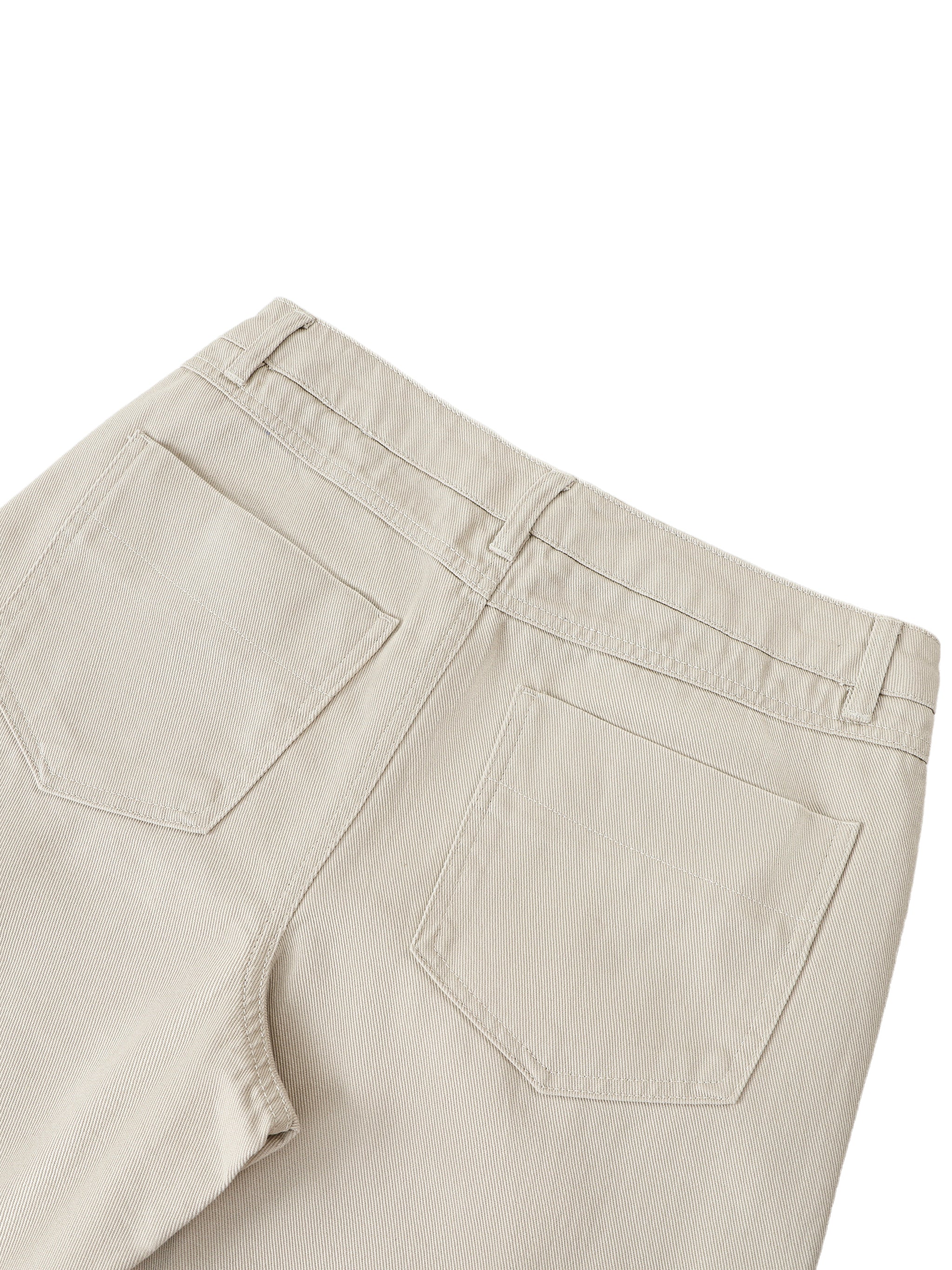 Heavyweight Cotton Straight-Fit Trousers