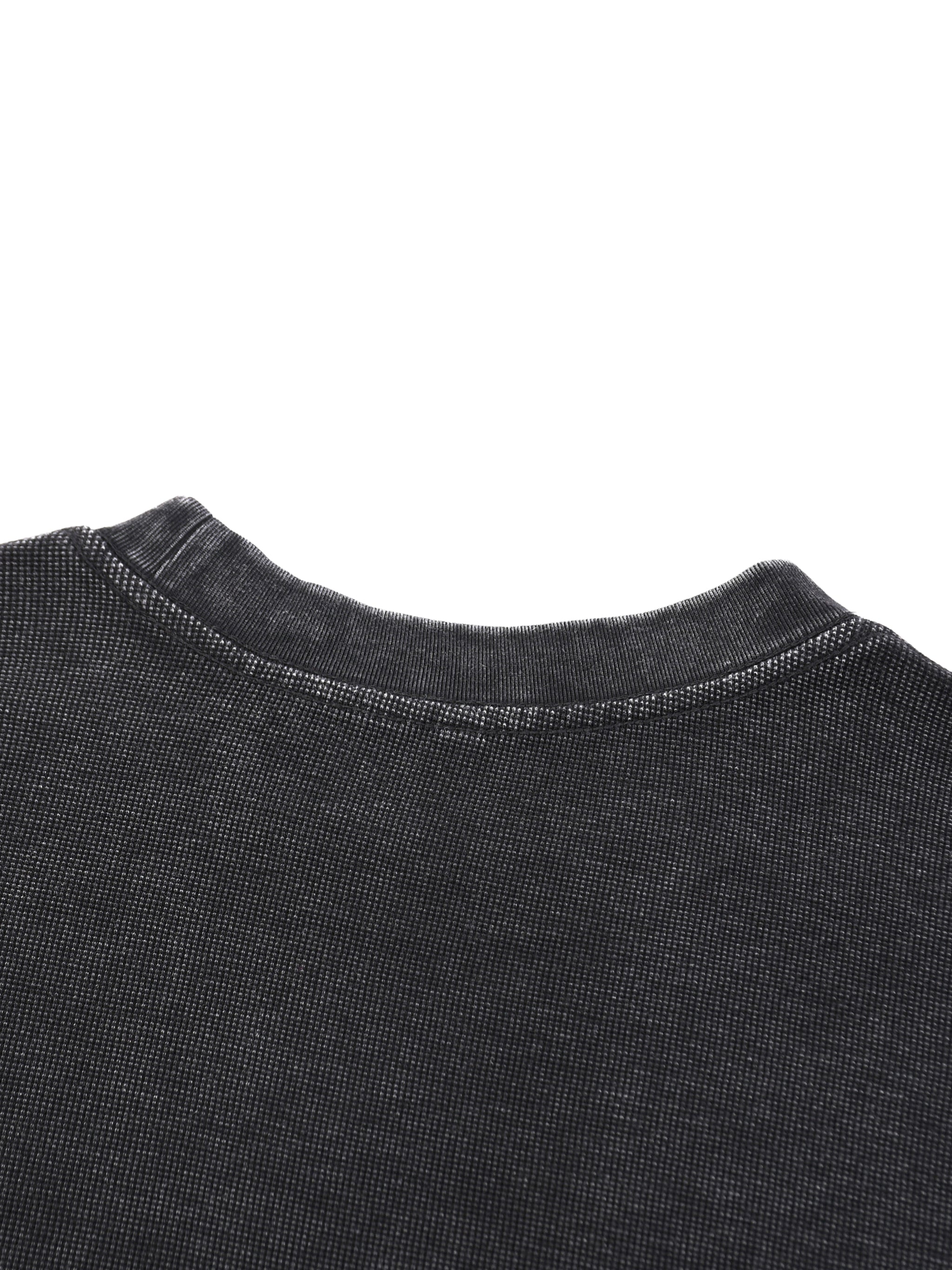 Mineral Wash Waffle Oversized T-Shirt