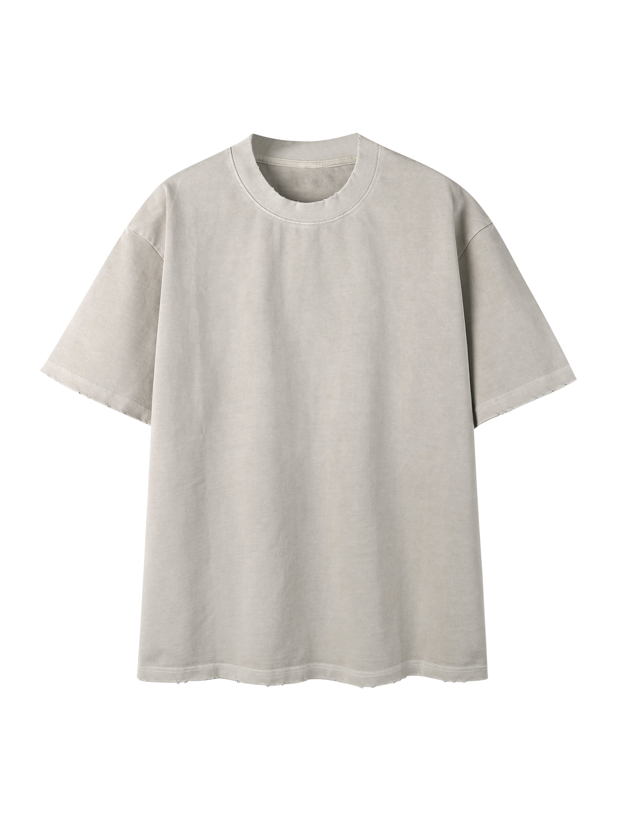 Heavyweight Vintage Washed Frayed T-Shirt