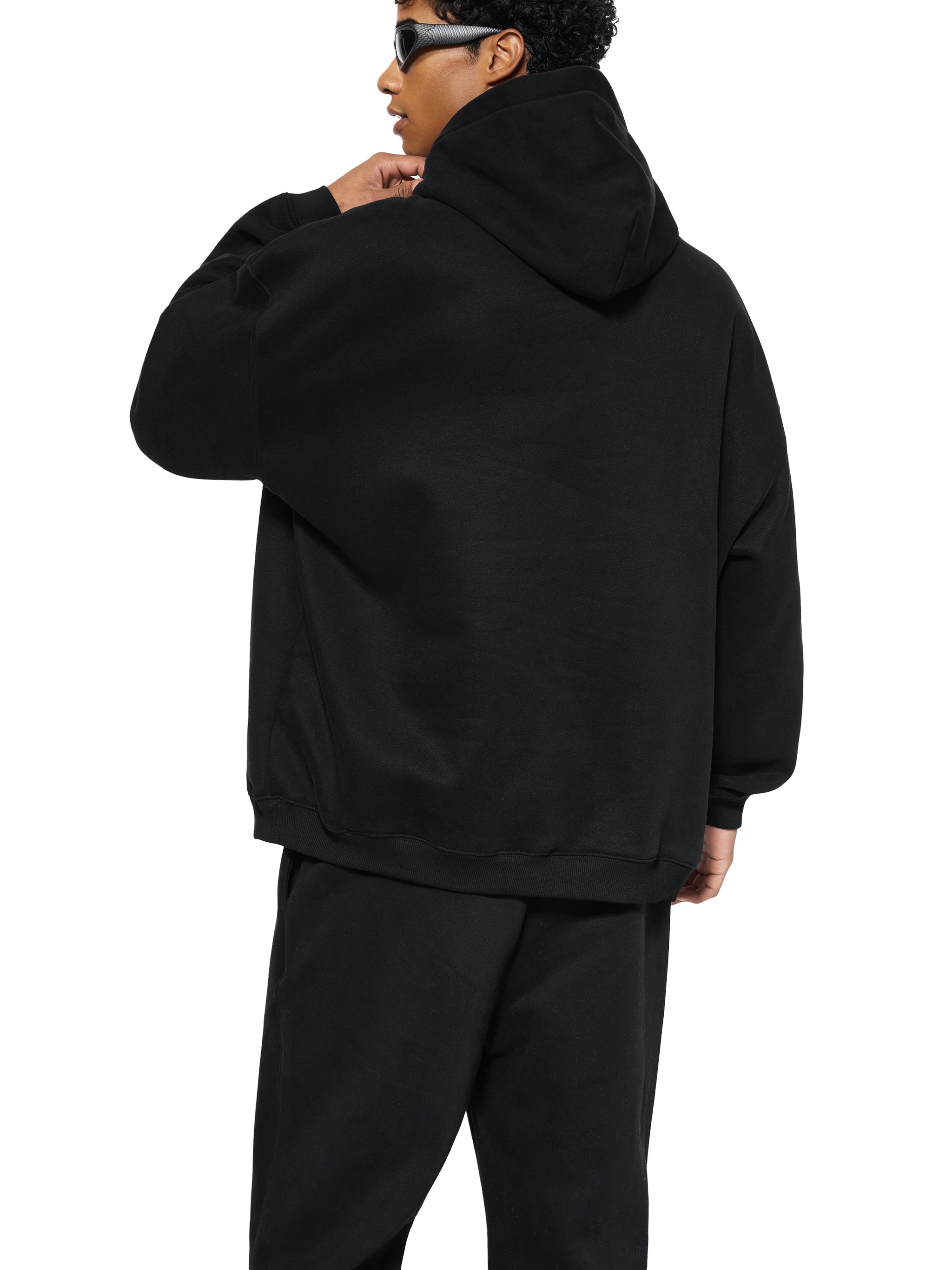 Unisex Oversized Fleece Hoodie – Heavyweight Pullover Streetwear Hoodie