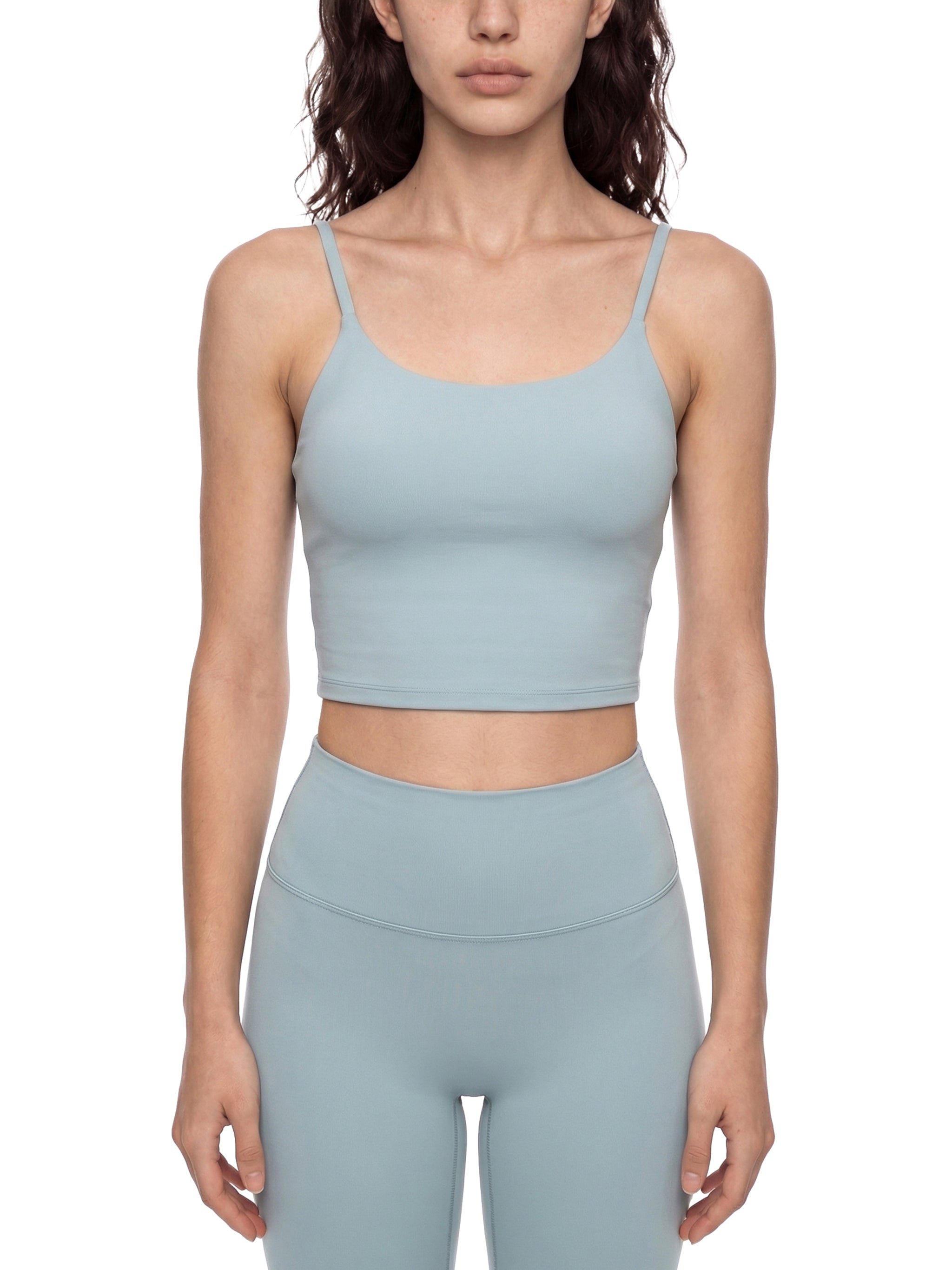 Women's Spaghetti Strap Yoga Sports Bra – Low Impact Activewear Bra