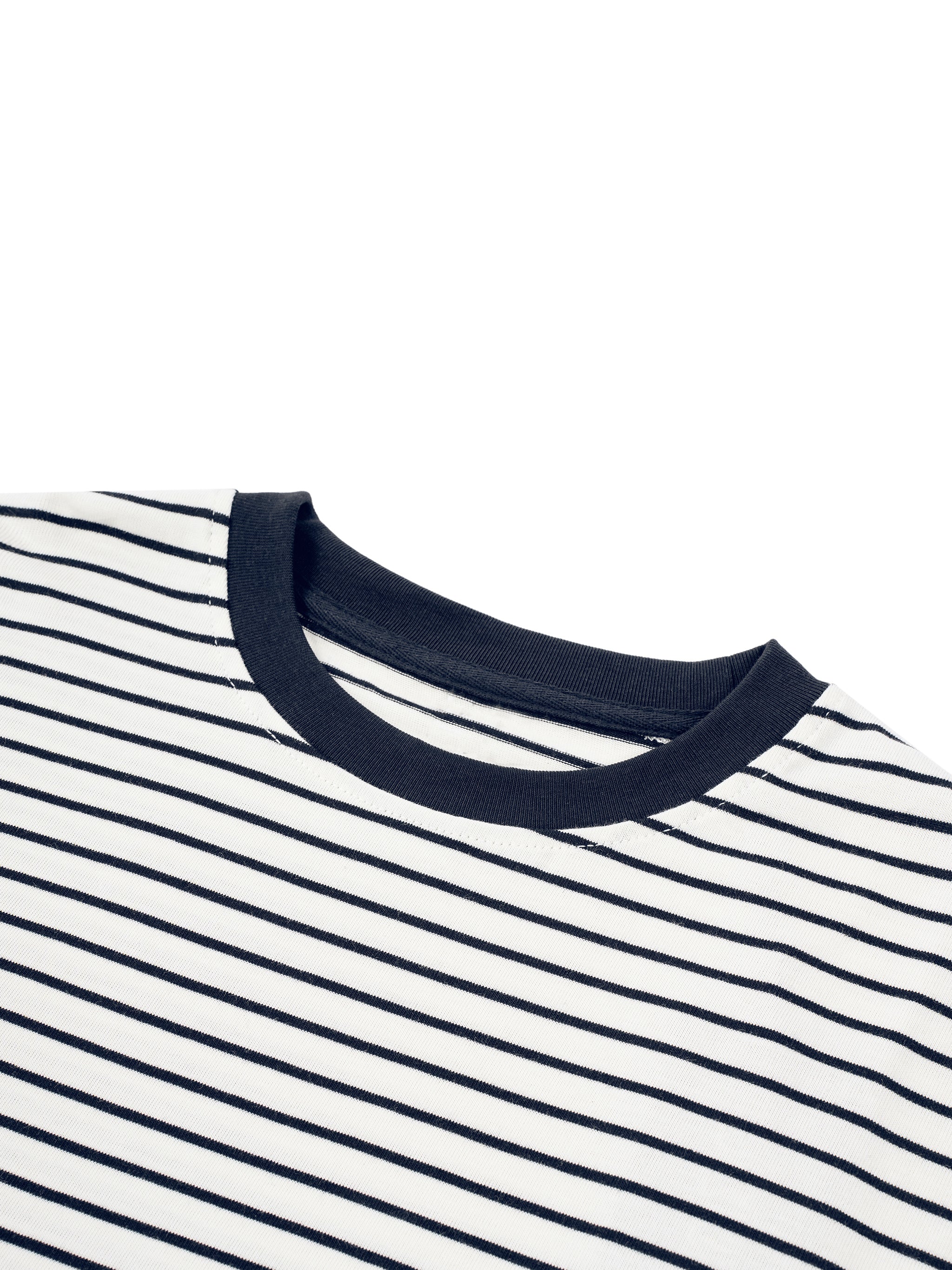 Kids' Striped Long Sleeve T-Shirt – Soft Cotton Everyday Crew Neck Tee