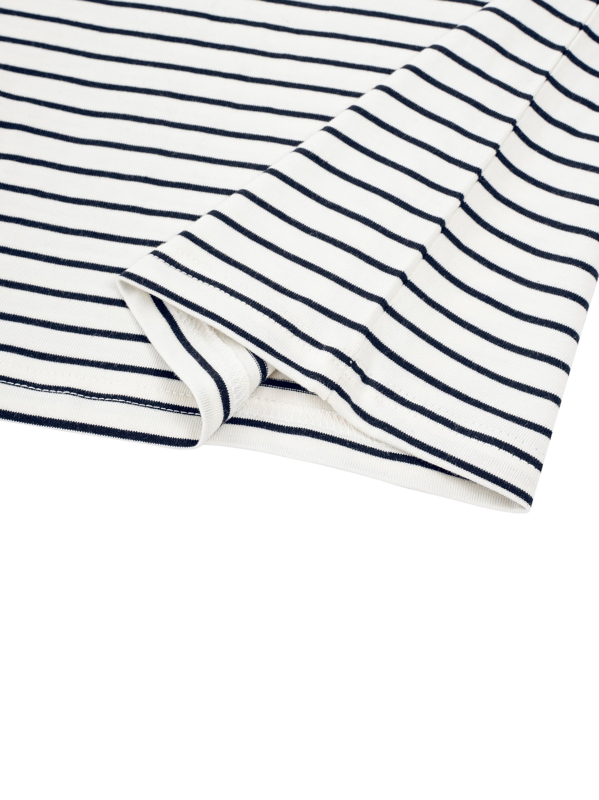 Kids' Striped Long Sleeve T-Shirt – Soft Cotton Everyday Crew Neck Tee