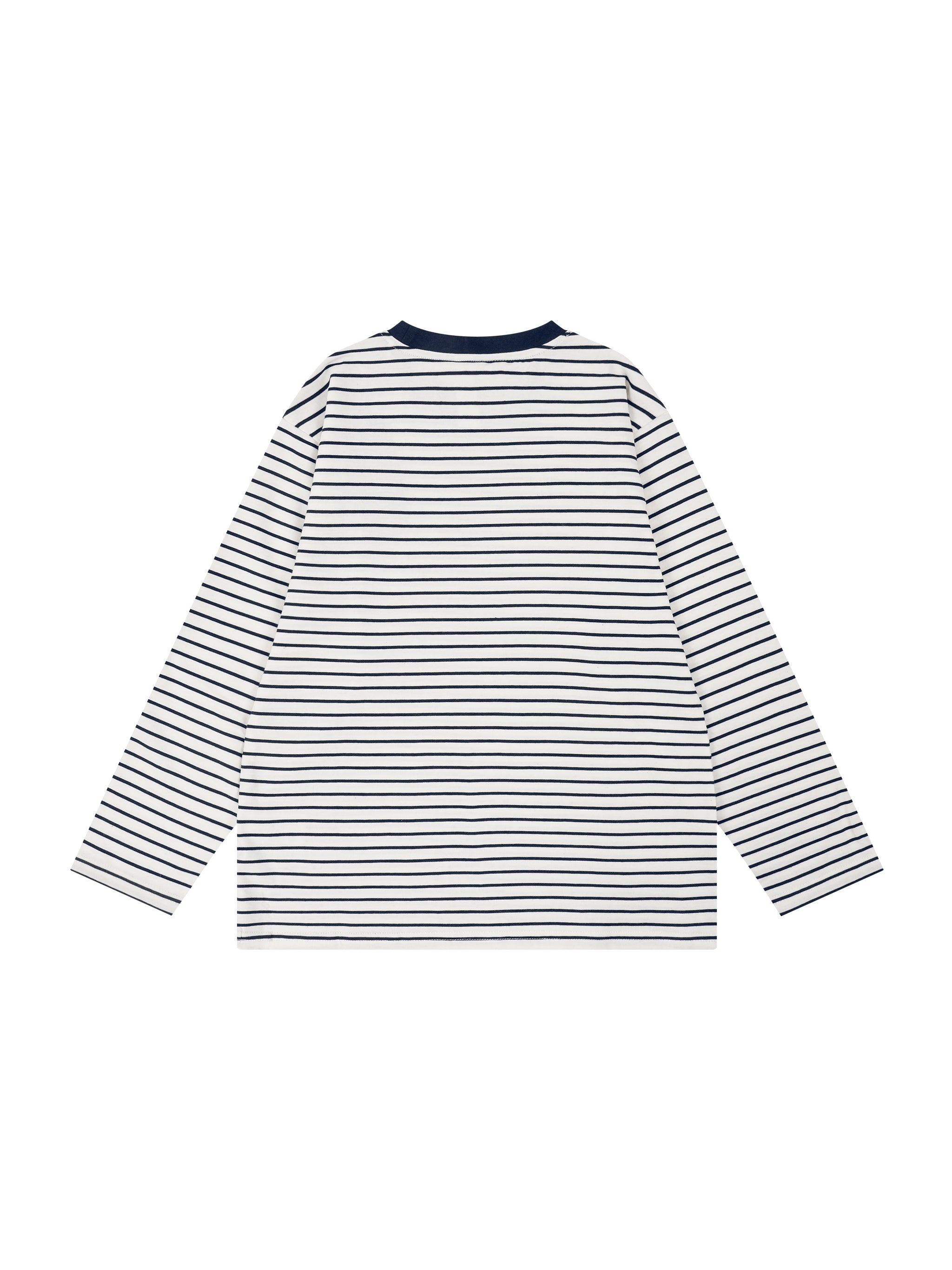 Kids' Striped Long Sleeve T-Shirt – Soft Cotton Everyday Crew Neck Tee
