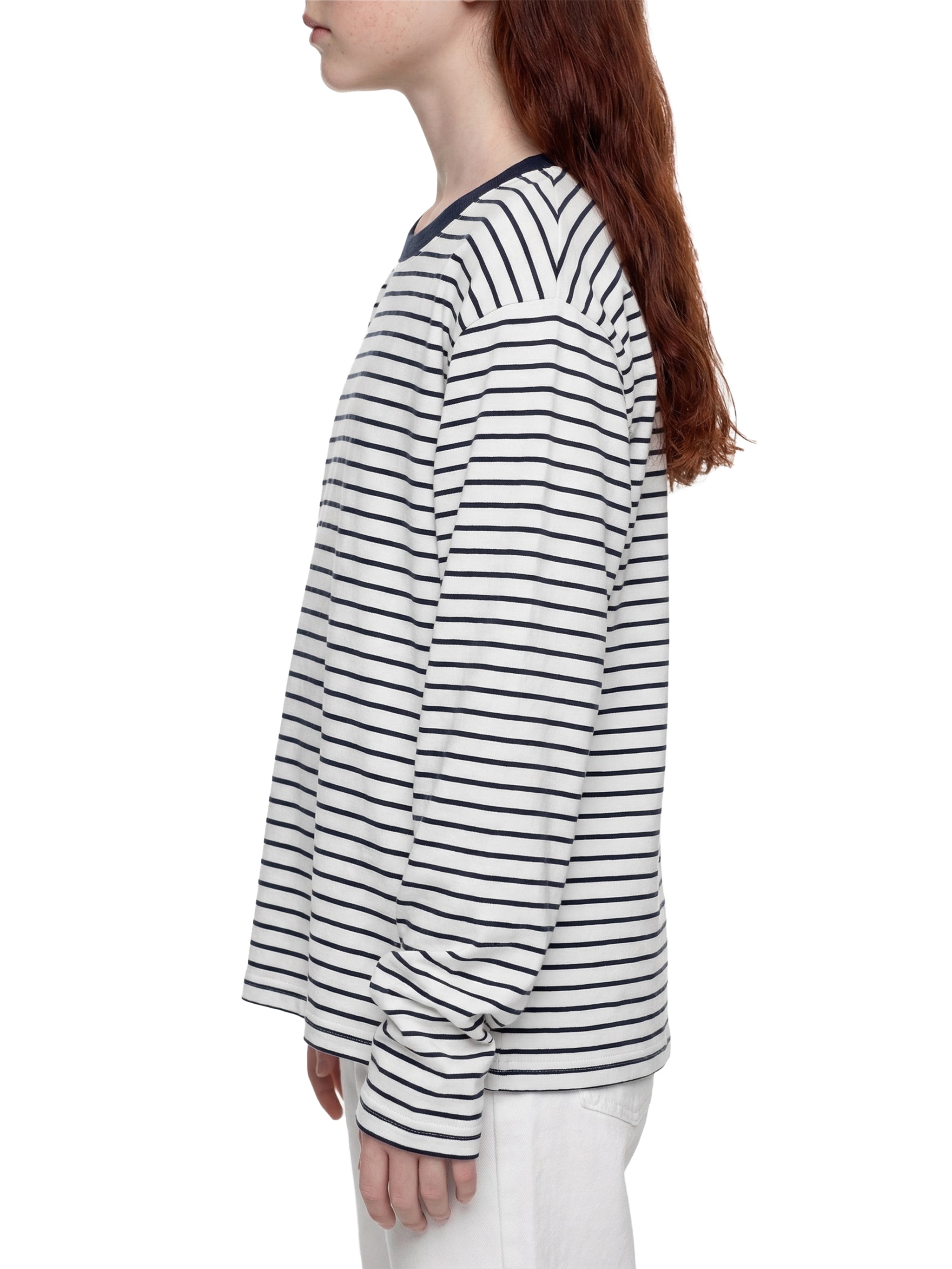 Kids' Striped Long Sleeve T-Shirt – Soft Cotton Everyday Crew Neck Tee