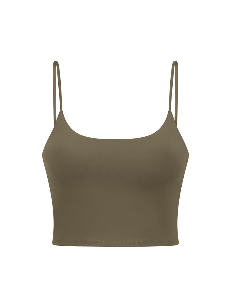 Women's Spaghetti Strap Yoga Sports Bra – Low Impact Activewear Bra