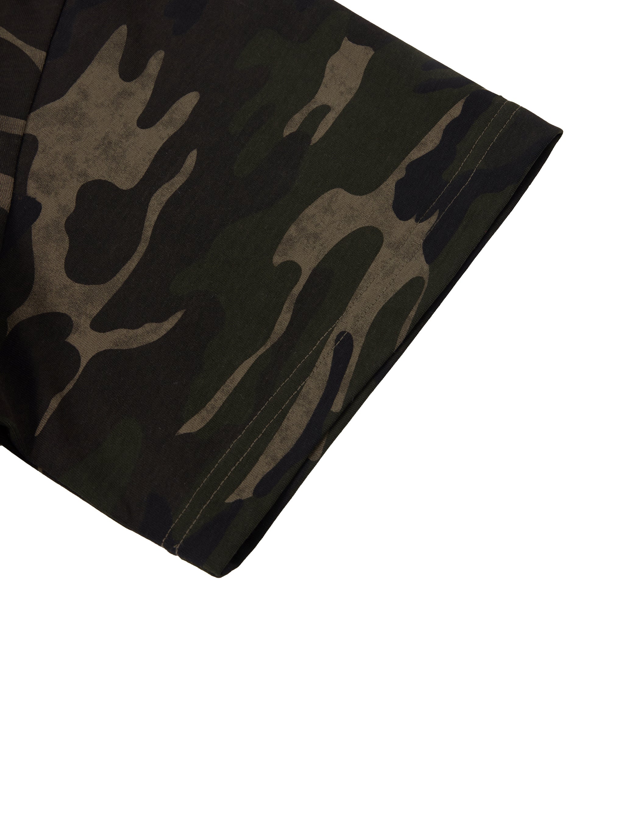 Unisex Camo Boxy T-Shirt – Oversized Camouflage Streetwear Tee