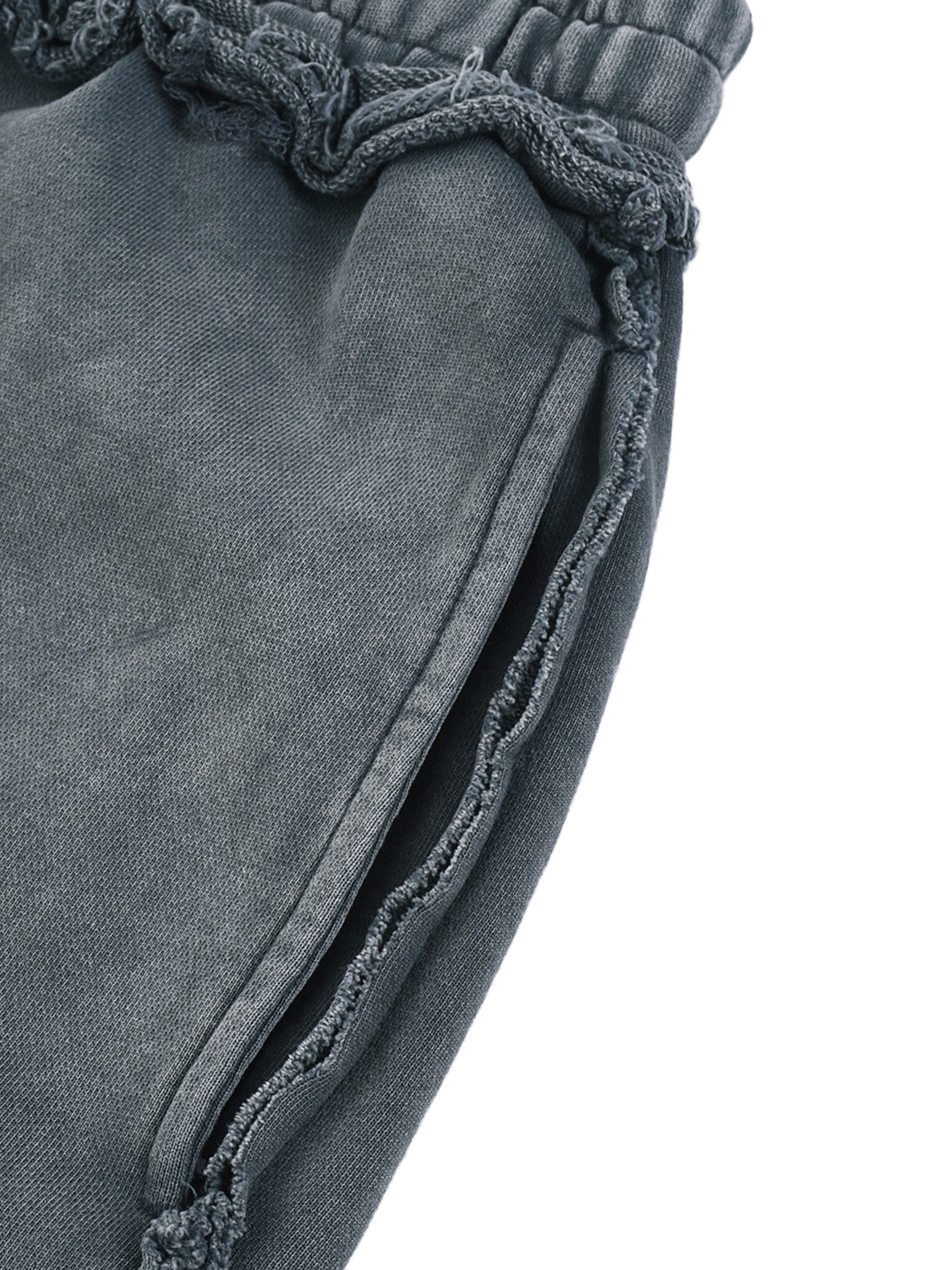 Unisex Mineral Wash Raw Edge Shorts – Oversized Premium Streetwear Shorts