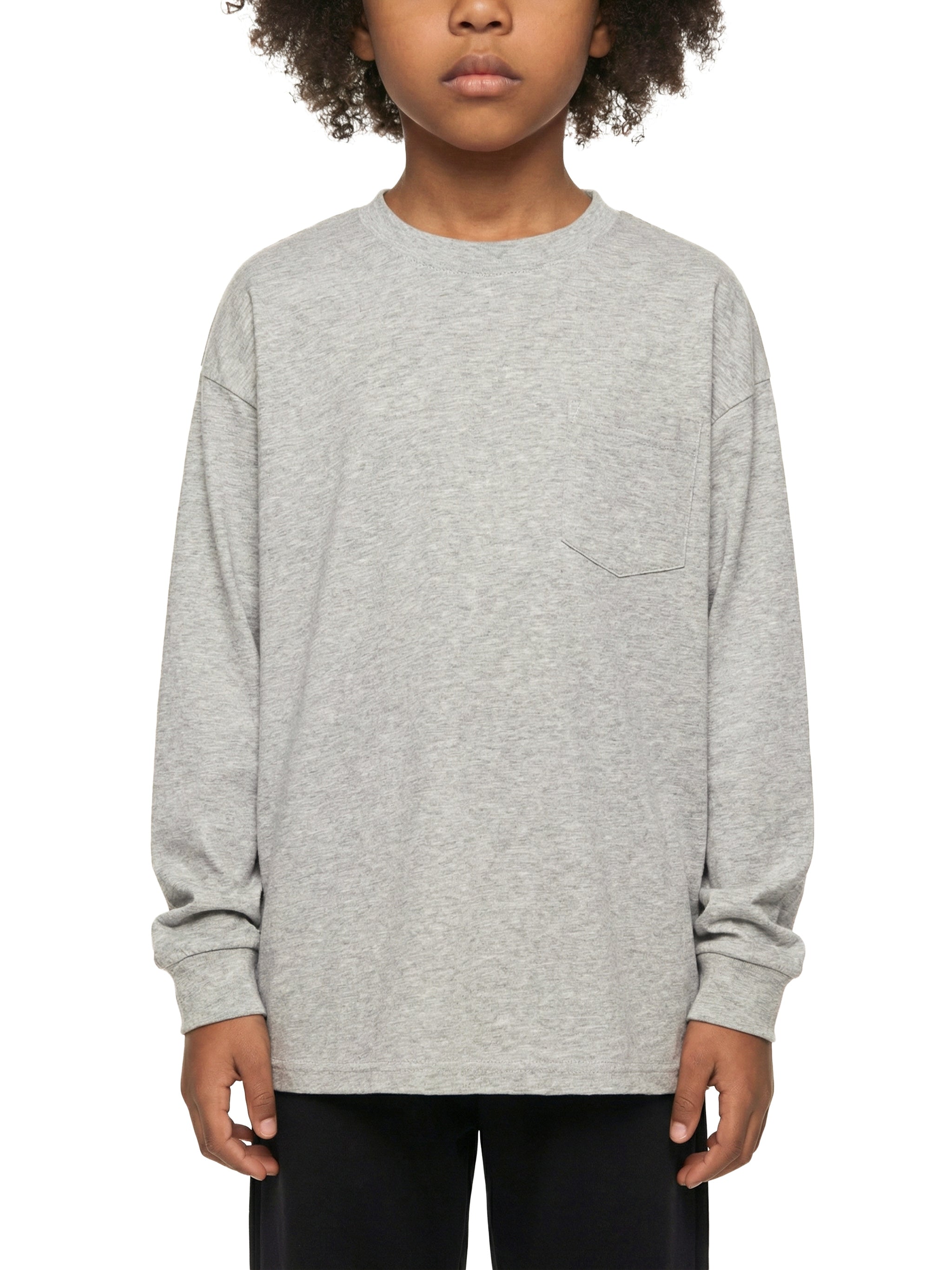 Kids' Long Sleeve T-Shirt – Soft Cotton Everyday Crew Neck Tee