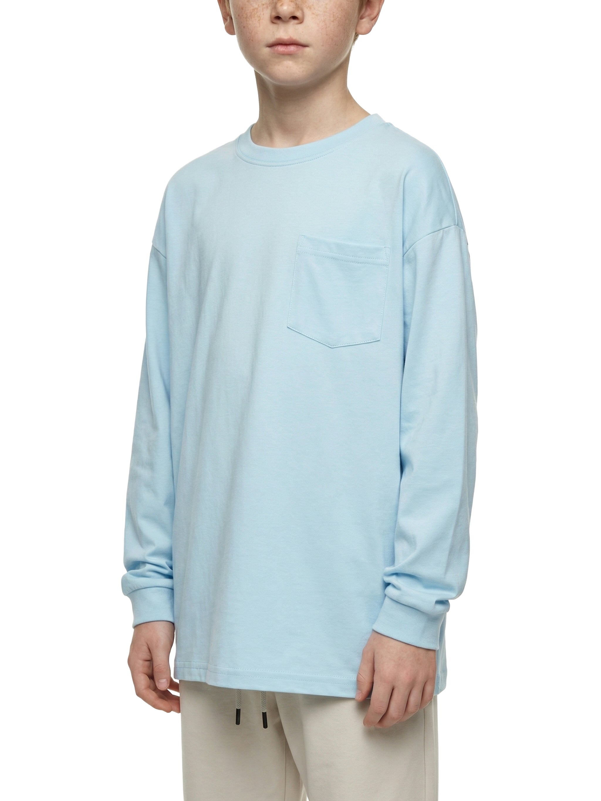 Kids' Long Sleeve T-Shirt – Soft Cotton Everyday Crew Neck Tee