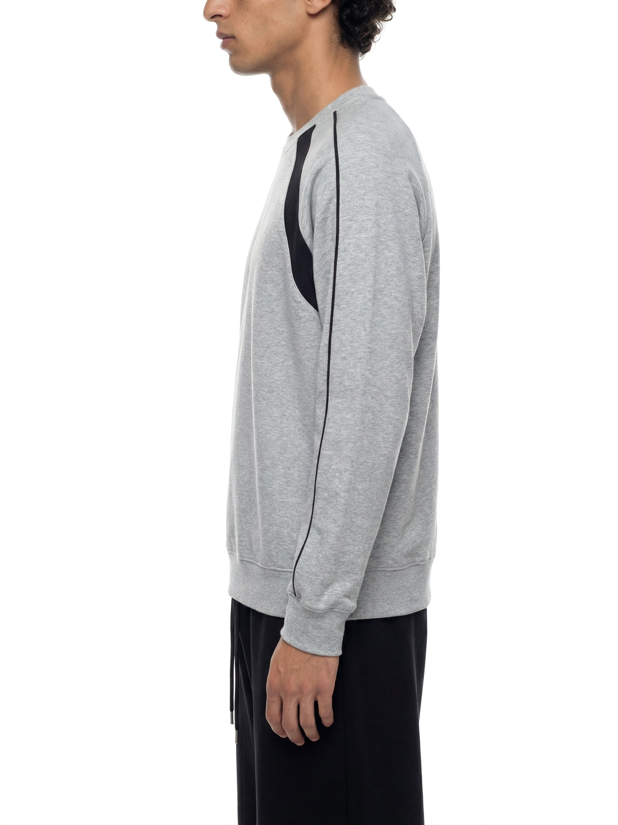 Unisex Color Block Crewneck Sweatshirt – Oversized Premium Streetwear Pullover