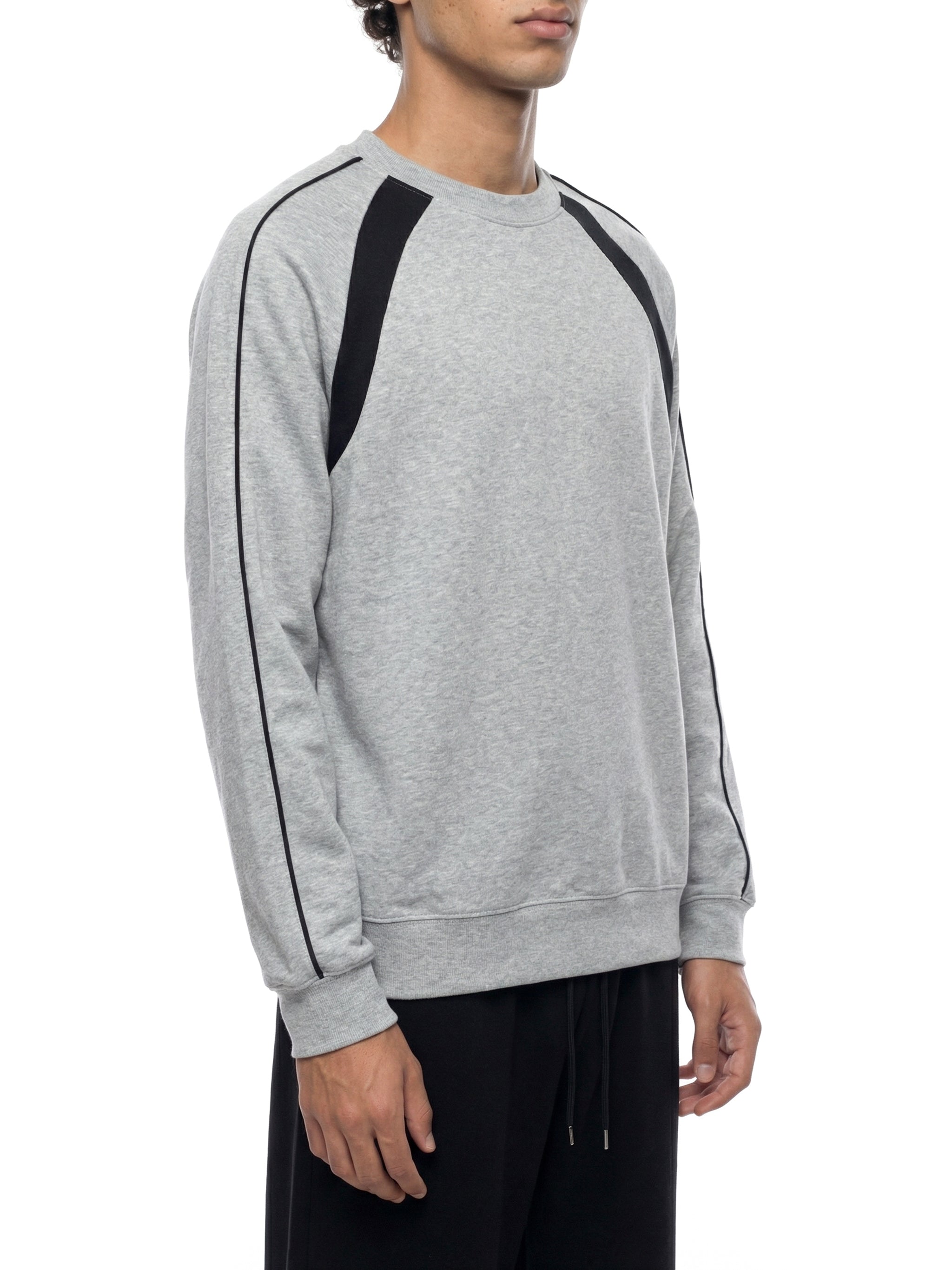 Unisex Color Block Crewneck Sweatshirt – Oversized Premium Streetwear Pullover