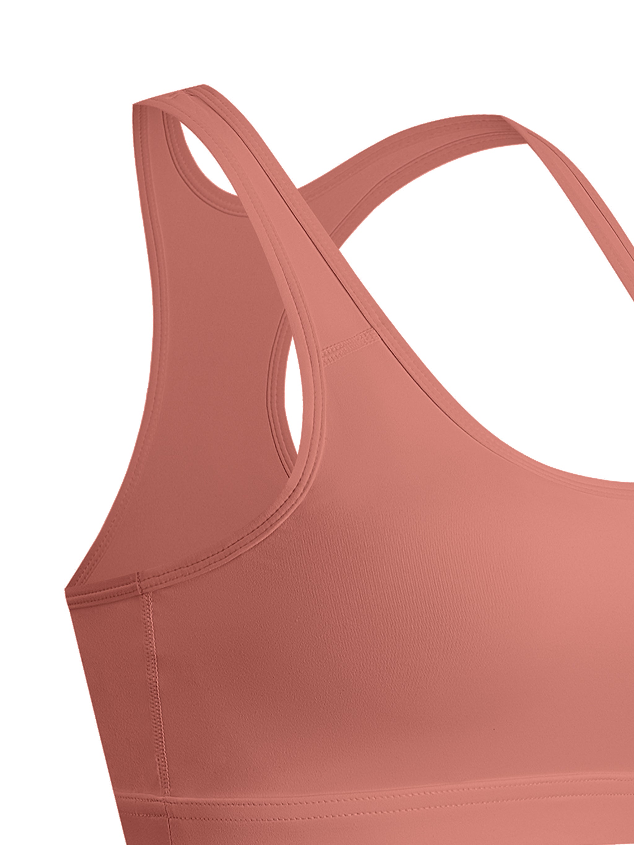 Women's Cropped Sports Bra – Medium Support Activewear Crop Top