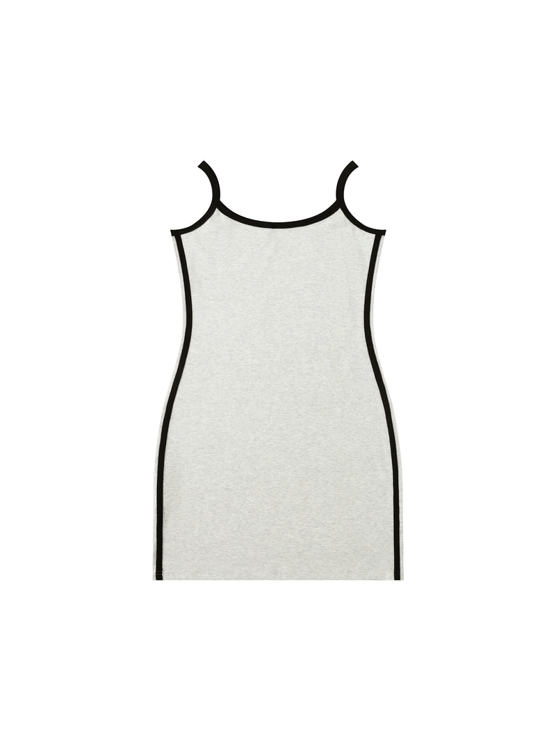 Women's Color Block Mini Dress – Slim Fit Casual Summer Dress