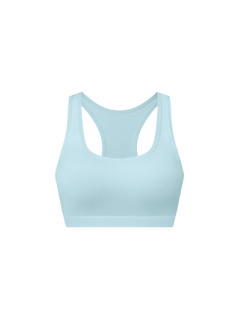 Women's Cropped Sports Bra – Medium Support Activewear Crop Top