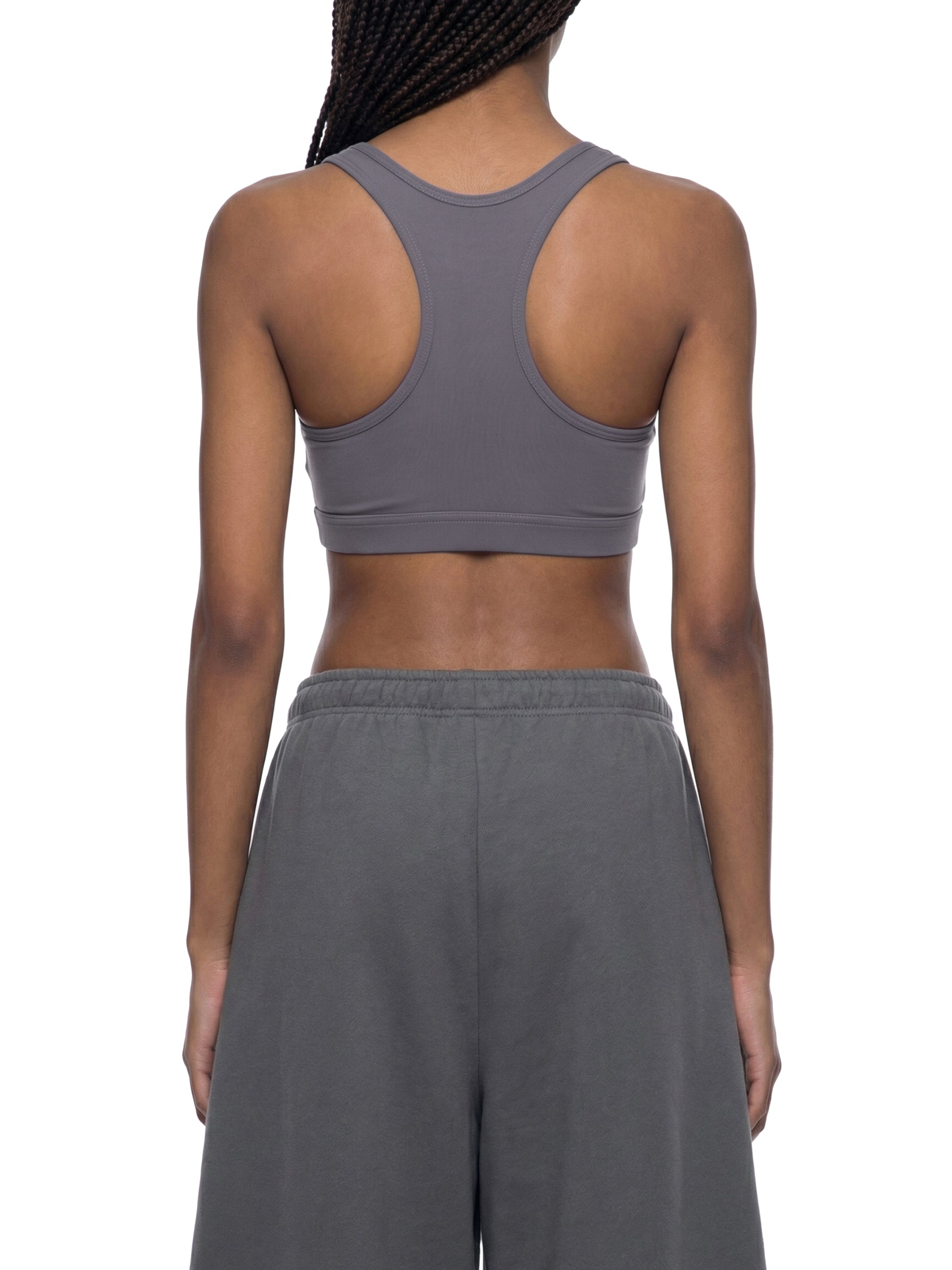 Women's Cropped Sports Bra – Medium Support Activewear Crop Top