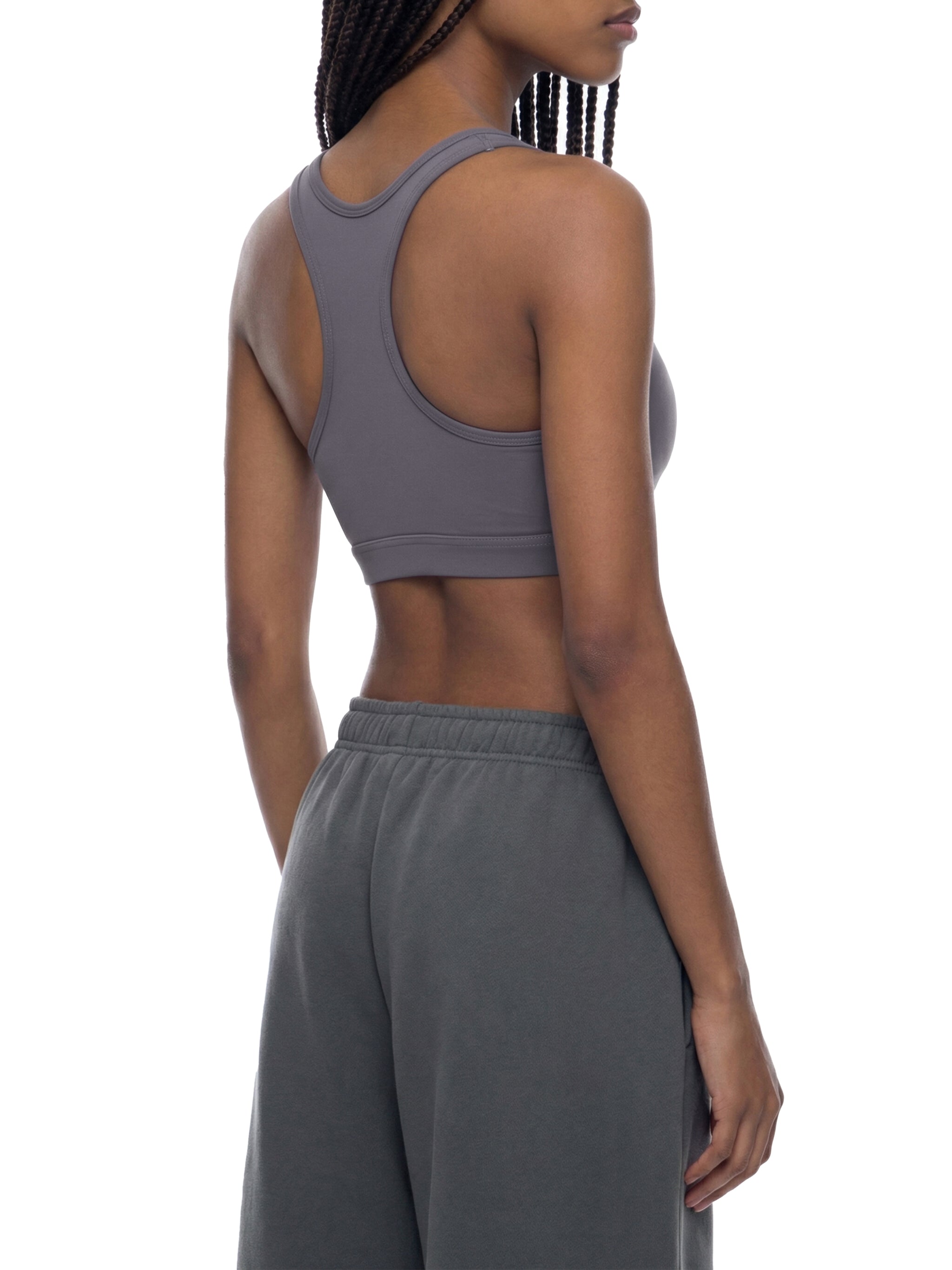Women's Cropped Sports Bra – Medium Support Activewear Crop Top