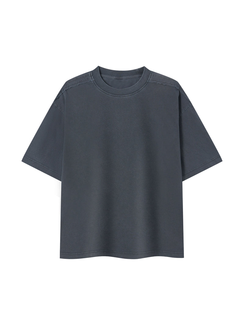 Unisex Vintage Wash Boxy T-Shirt – Oversized Premium Cotton Streetwear Tee