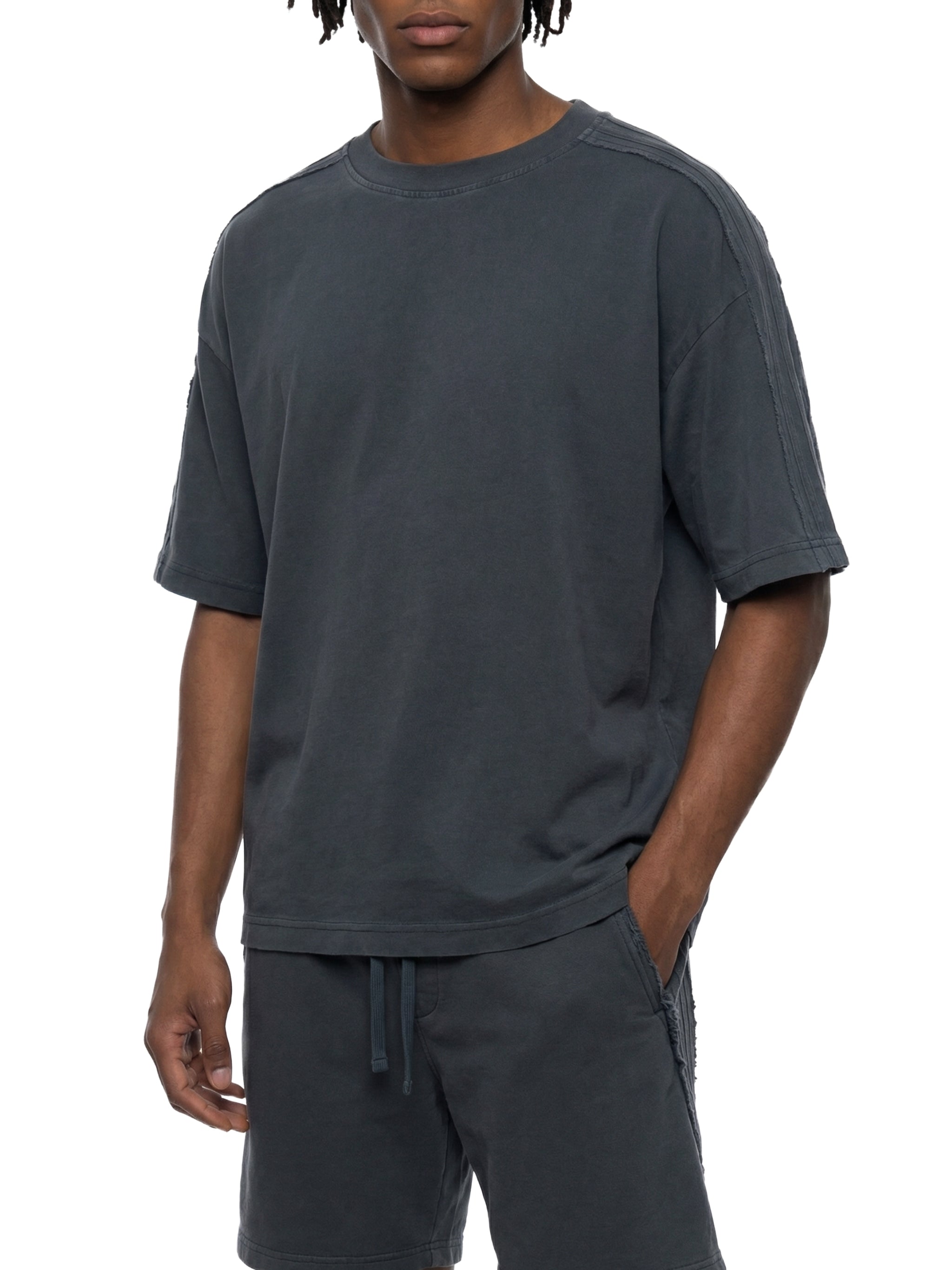 Unisex Vintage Wash Boxy T-Shirt – Oversized Premium Cotton Streetwear Tee