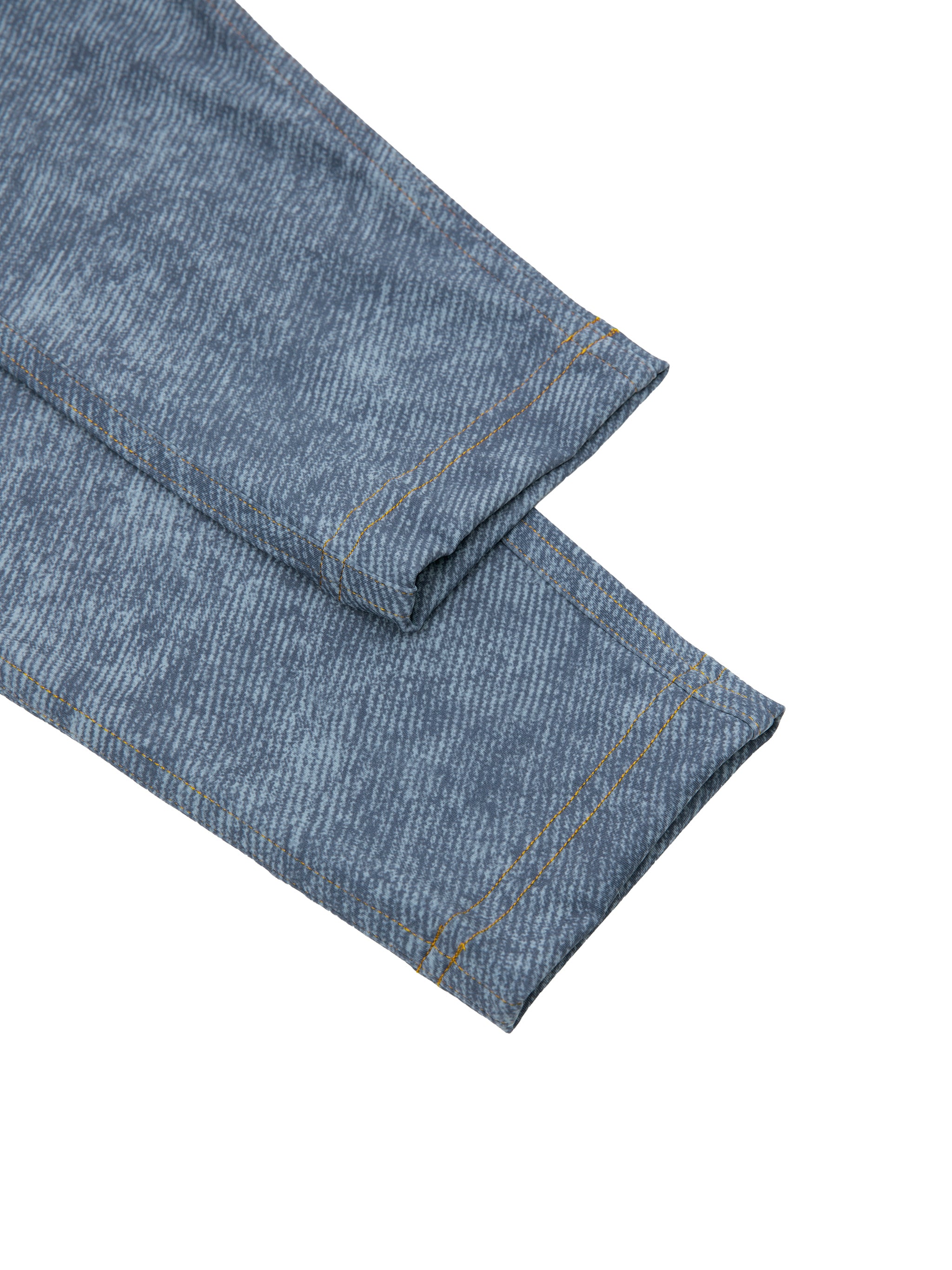 Women's Faux Denim Zip Fly Leggings – High-Waisted Stretch Jeggings