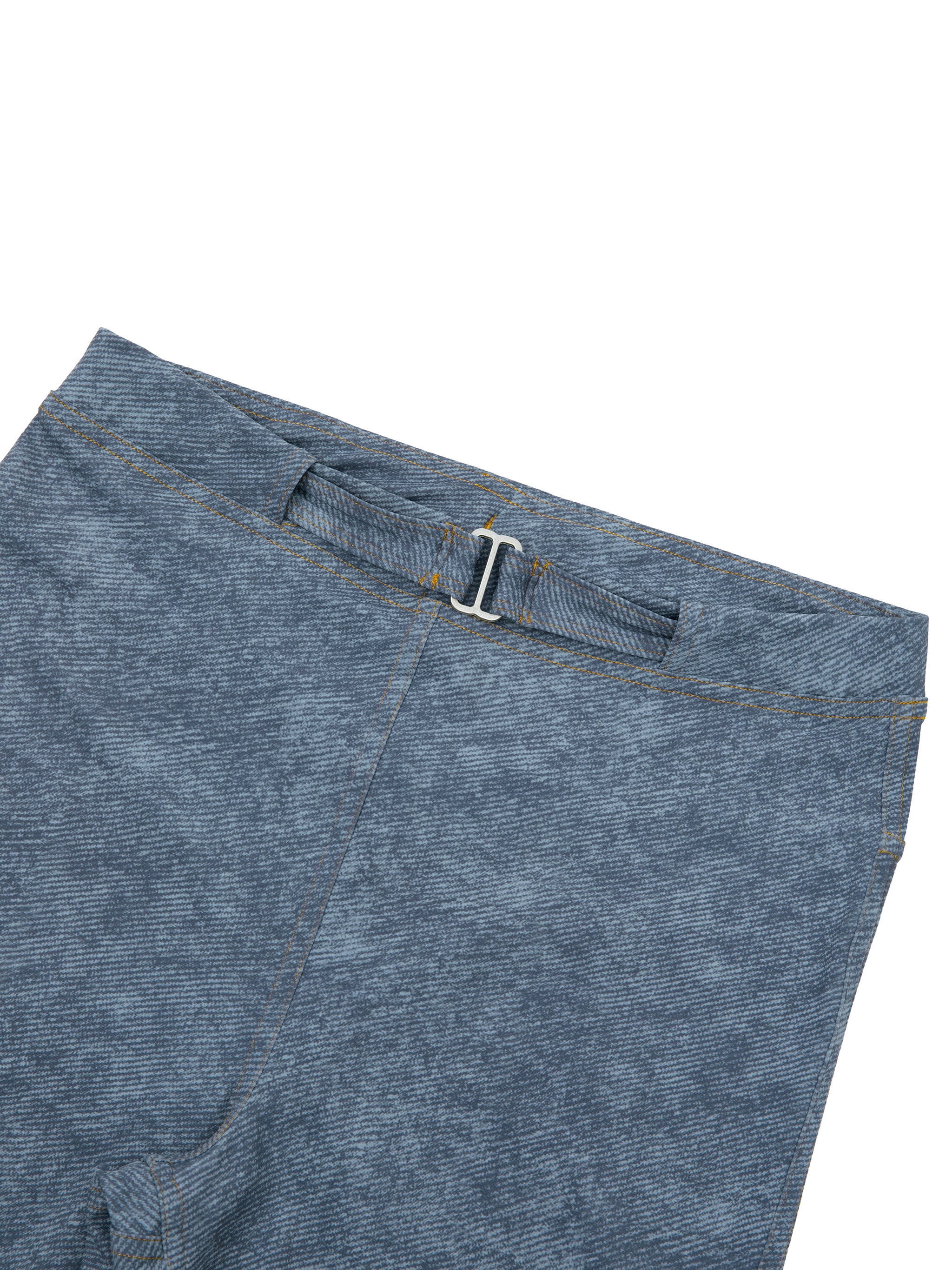 Women's Faux Denim Zip Fly Leggings – High-Waisted Stretch Jeggings