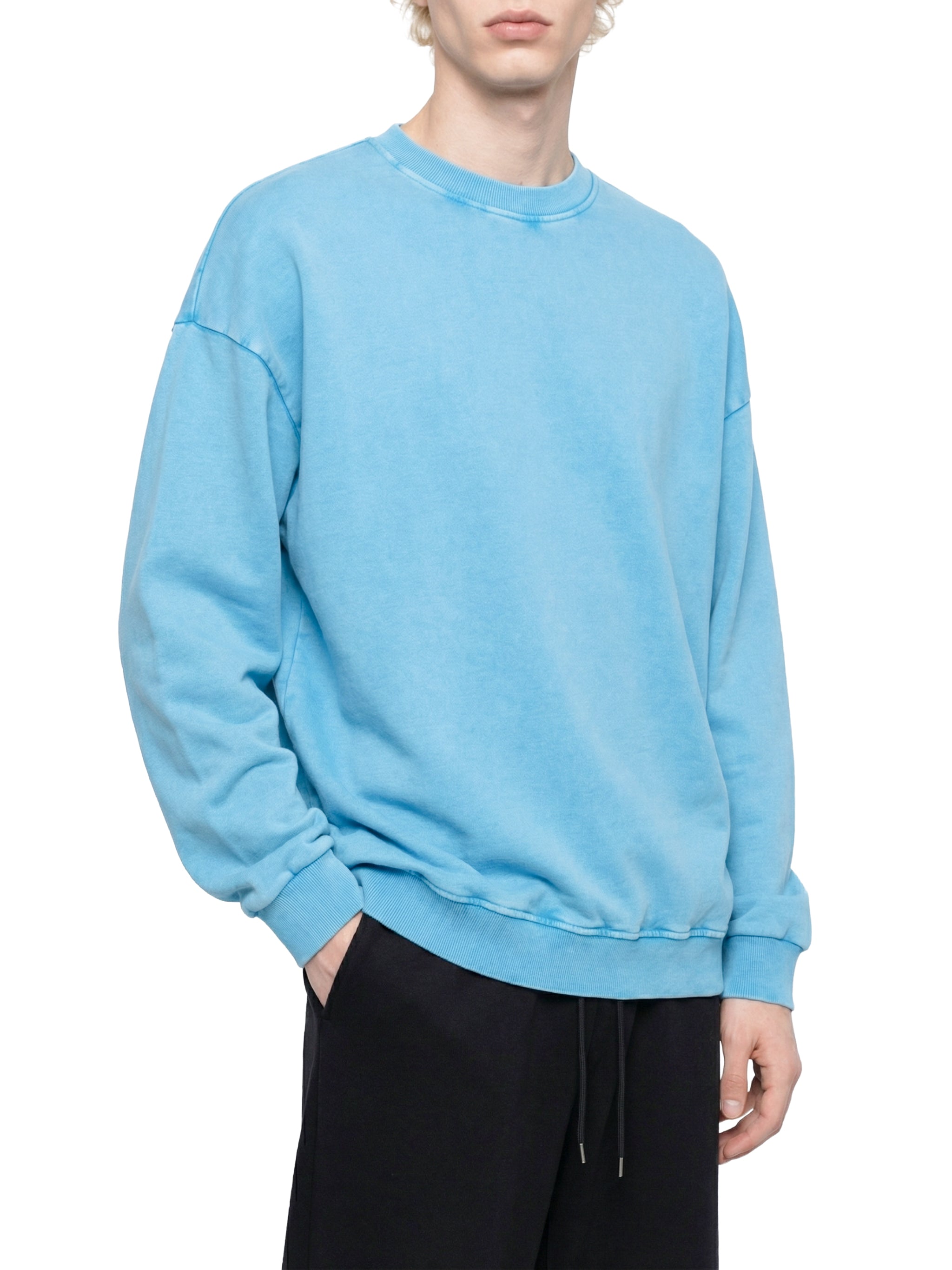 Snow Washed Oversized Sweatshirt – Premium Unisex Heavyweight Streetwear Pullover