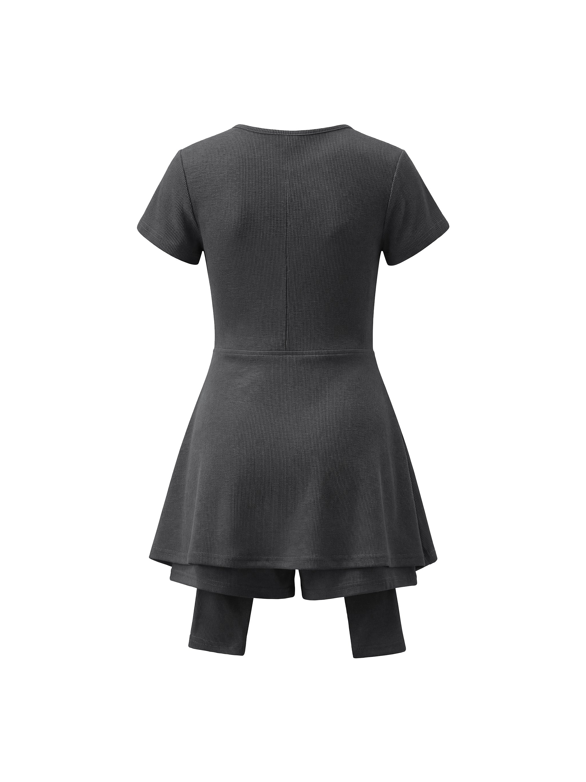 Women's Dual-Function Cape Tie-Waist Romper – Slim Fit Casual One-Piece Outfit