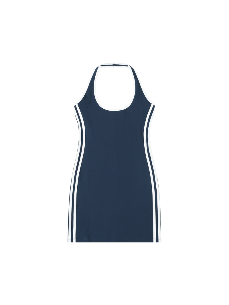 Women's Binding Tight Halter Dress – Bodycon Sleeveless Mini Dress