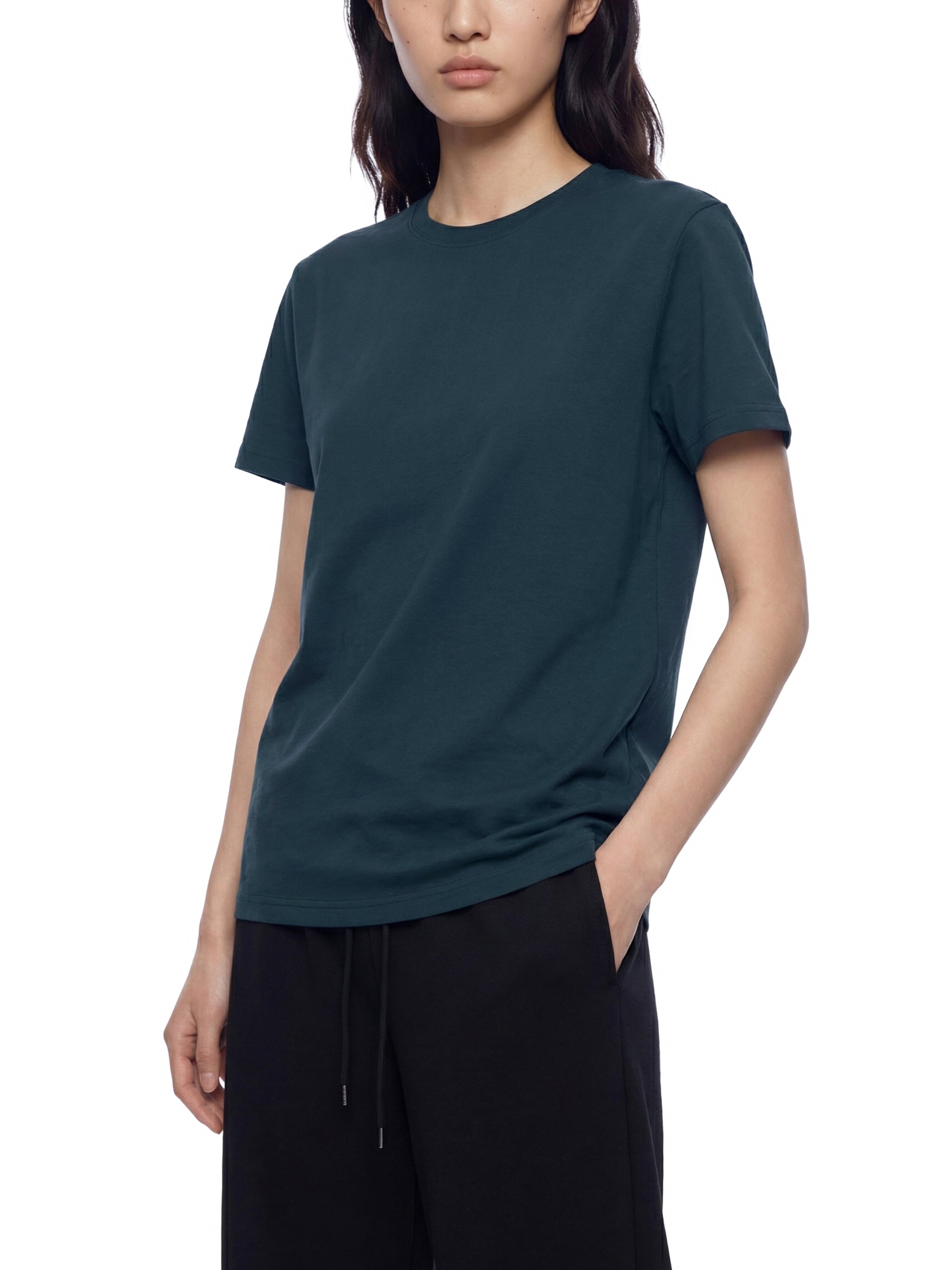 Unisex Quick-Dry Boxy Performance T-Shirt – Oversized Streetwear Tee