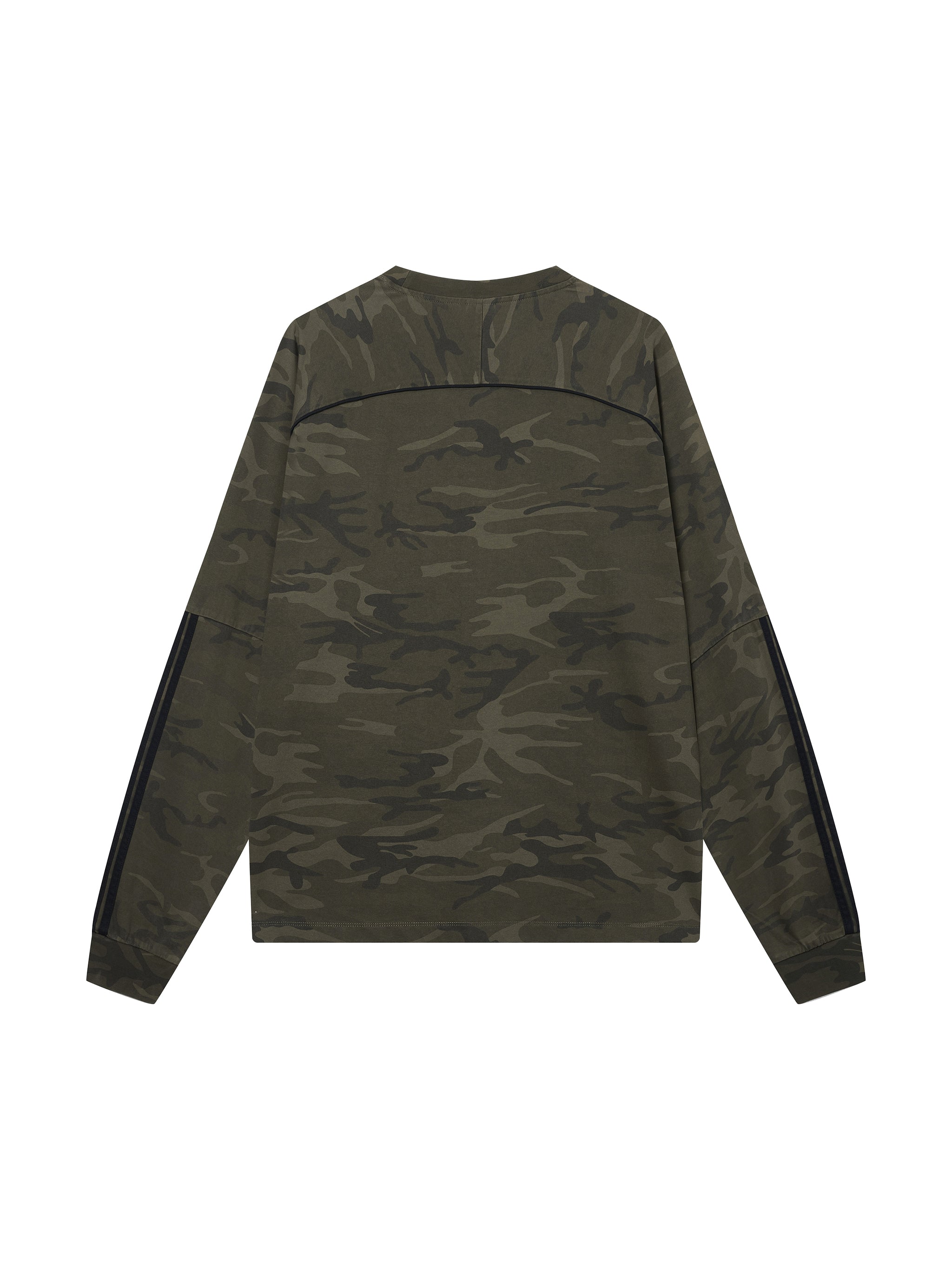 Unisex Camo Loose Long Sleeve T-Shirt – Oversized Streetwear Tee