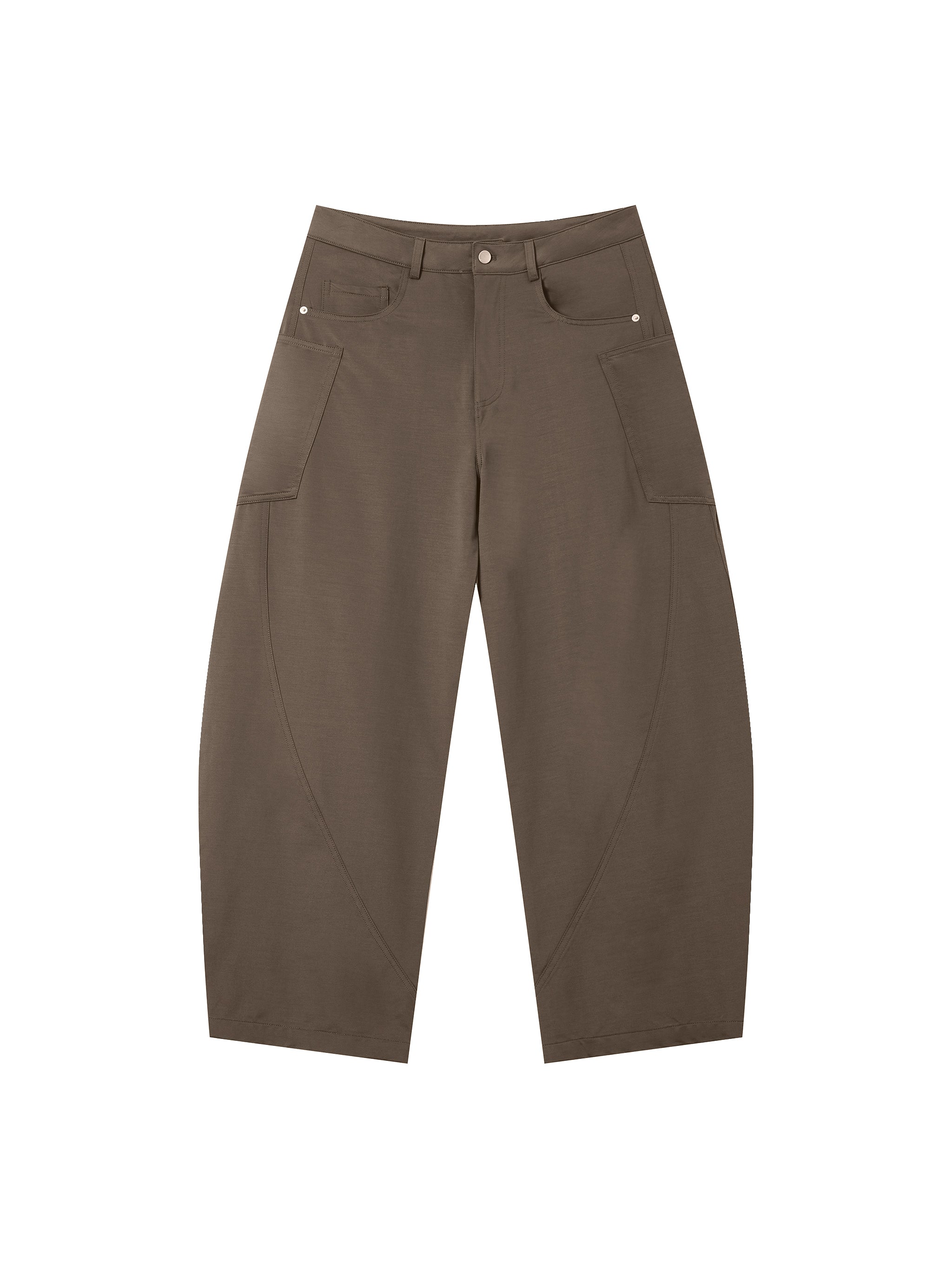 Men's Barrel Leg Pants – Relaxed Fit Premium Casual Trousers