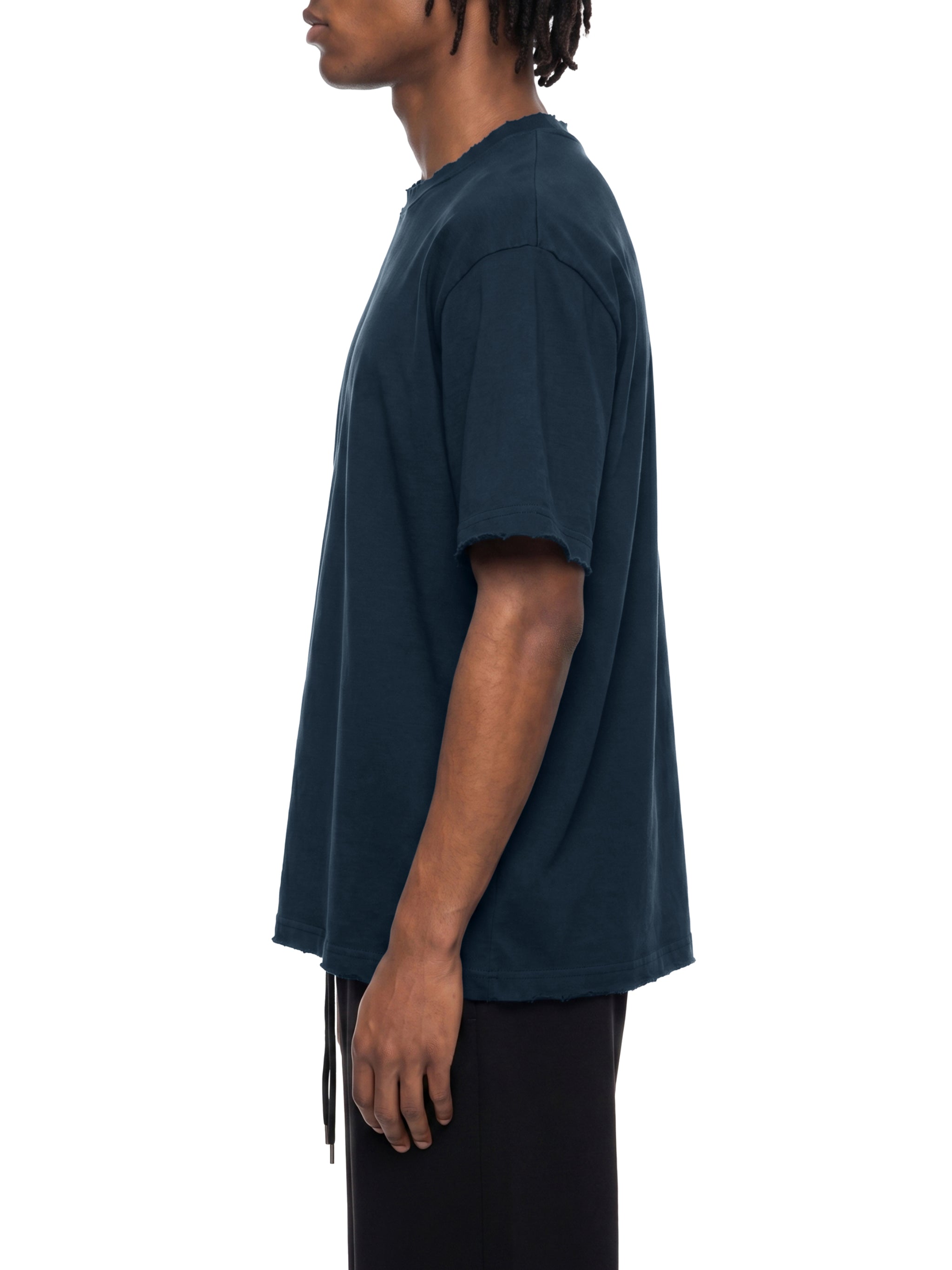 Unisex Vintage Wash Distressed T-Shirt – Oversized Premium Streetwear Tee