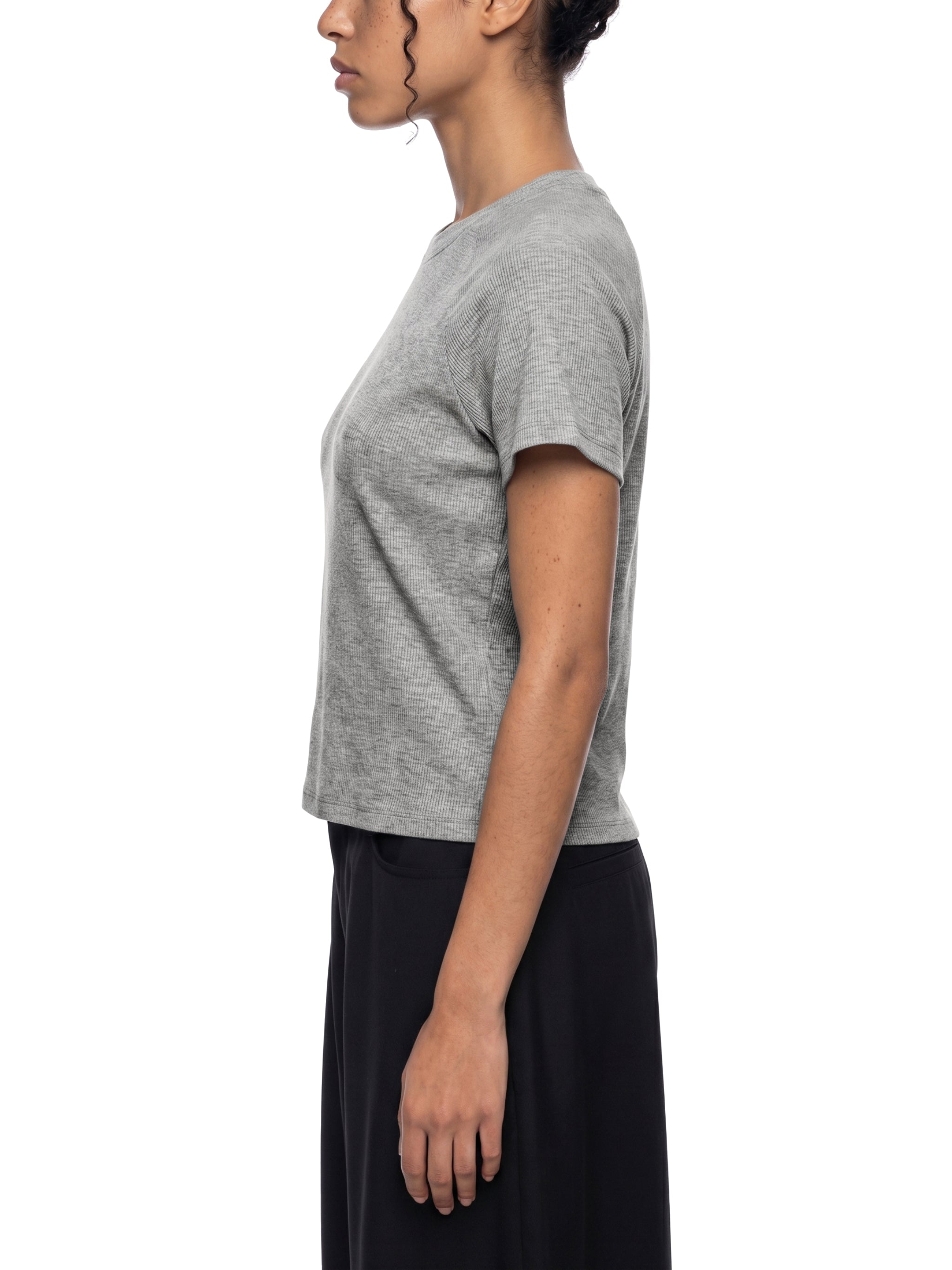 Women's Mineral Wash Crop T-Shirt – Slim Fit Vintage Streetwear Tee