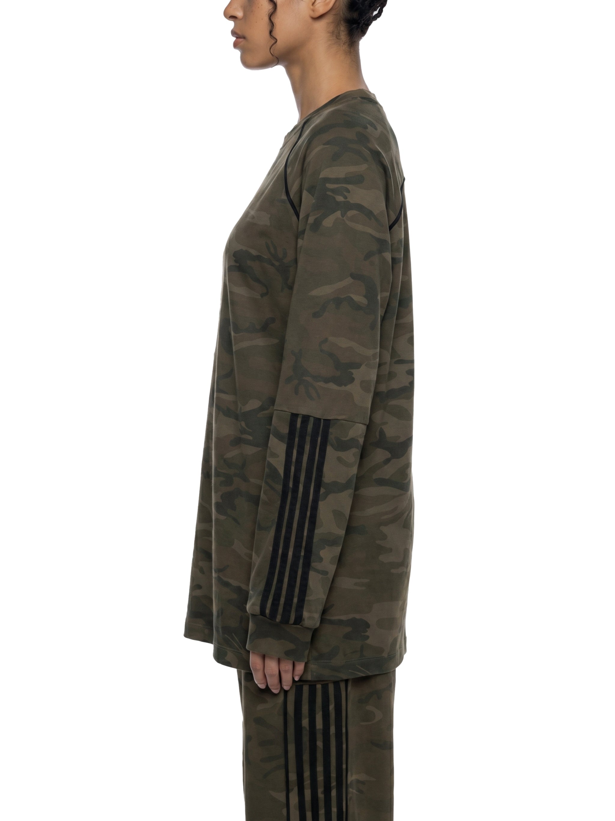 Unisex Camo Loose Long Sleeve T-Shirt – Oversized Streetwear Tee