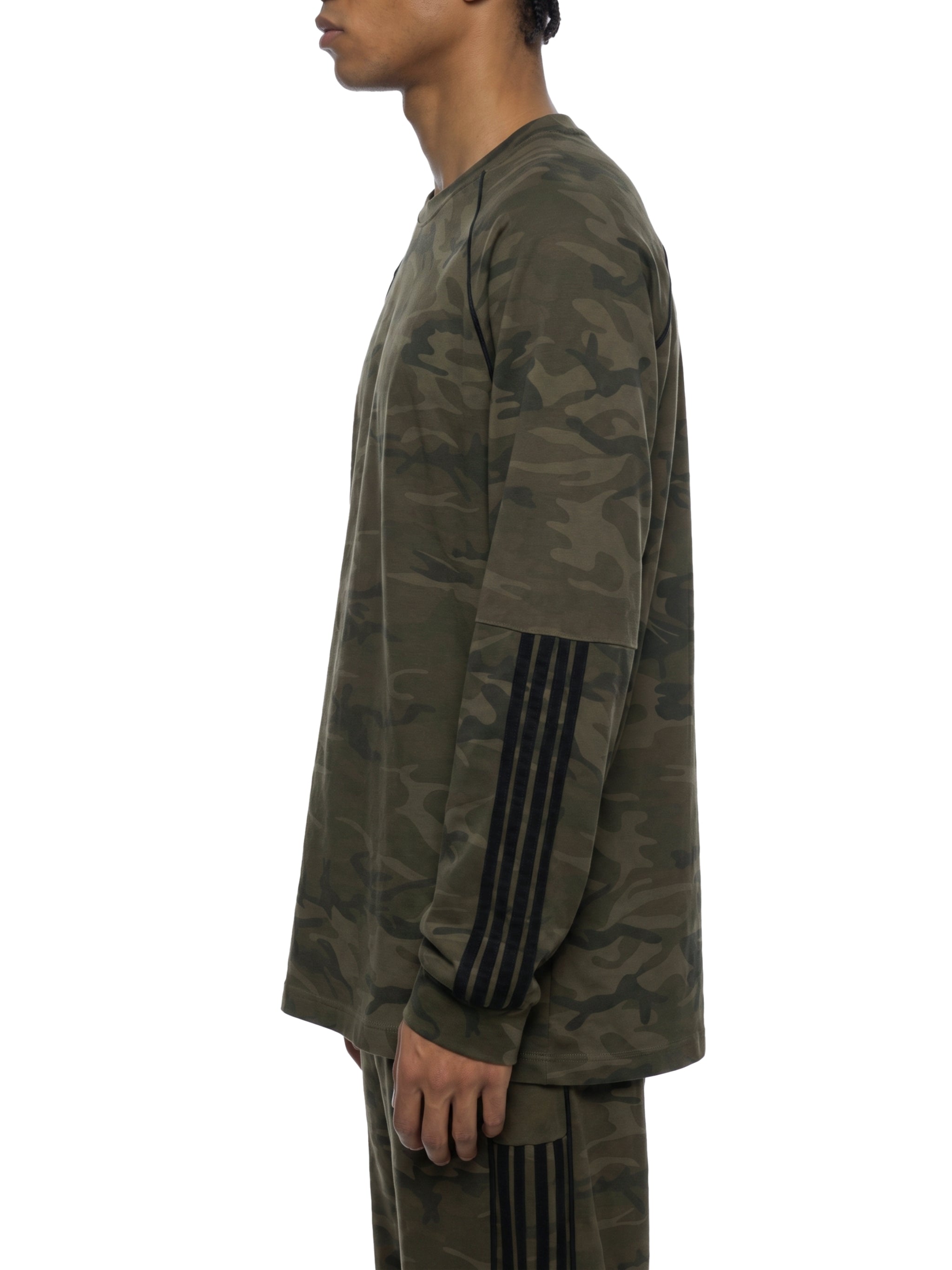 Unisex Camo Loose Long Sleeve T-Shirt – Oversized Streetwear Tee