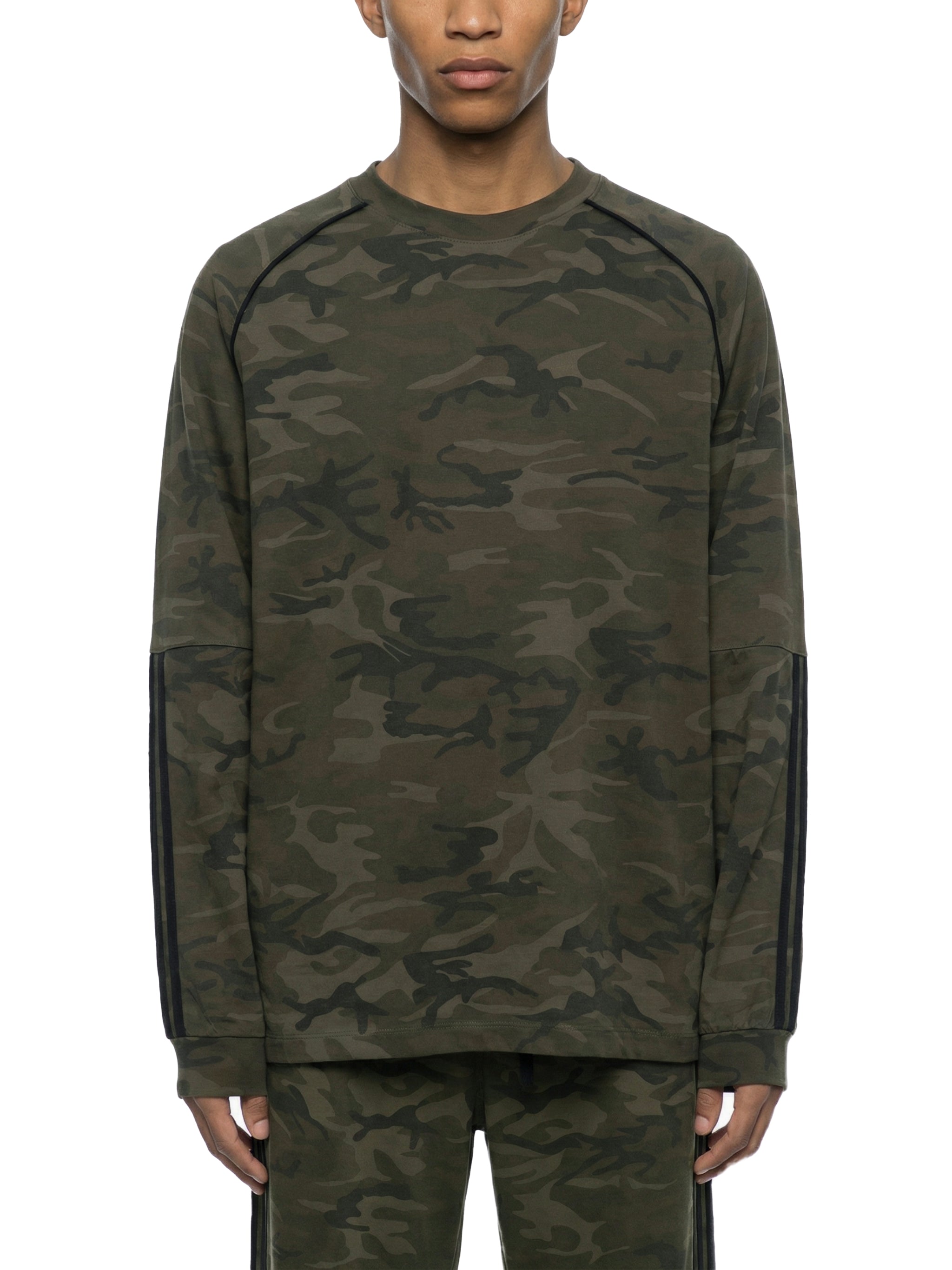 Unisex Camo Loose Long Sleeve T-Shirt – Oversized Streetwear Tee