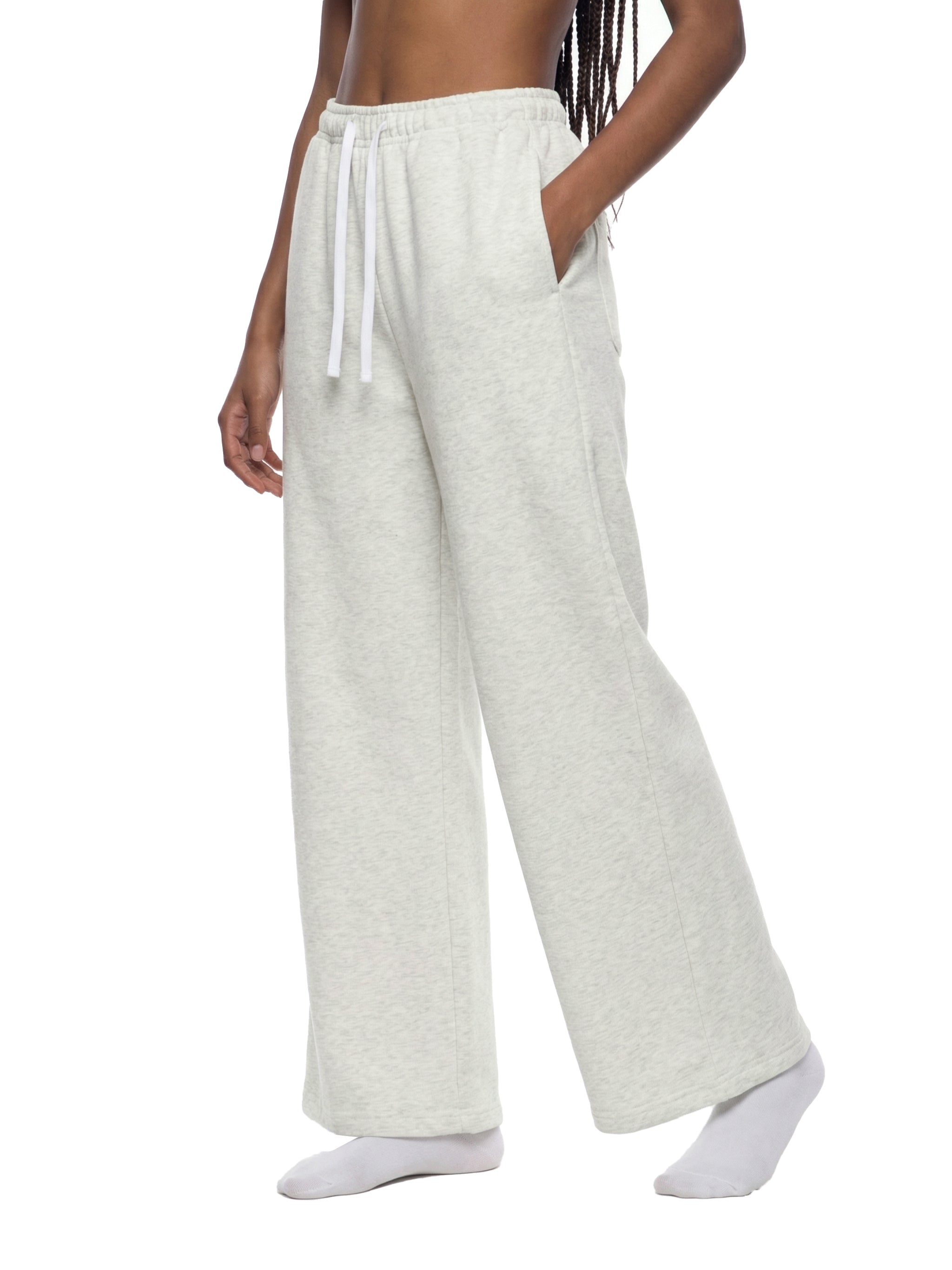 Women's Wide Leg Sweatpants – High-Waisted Relaxed Fit Lounge Pants