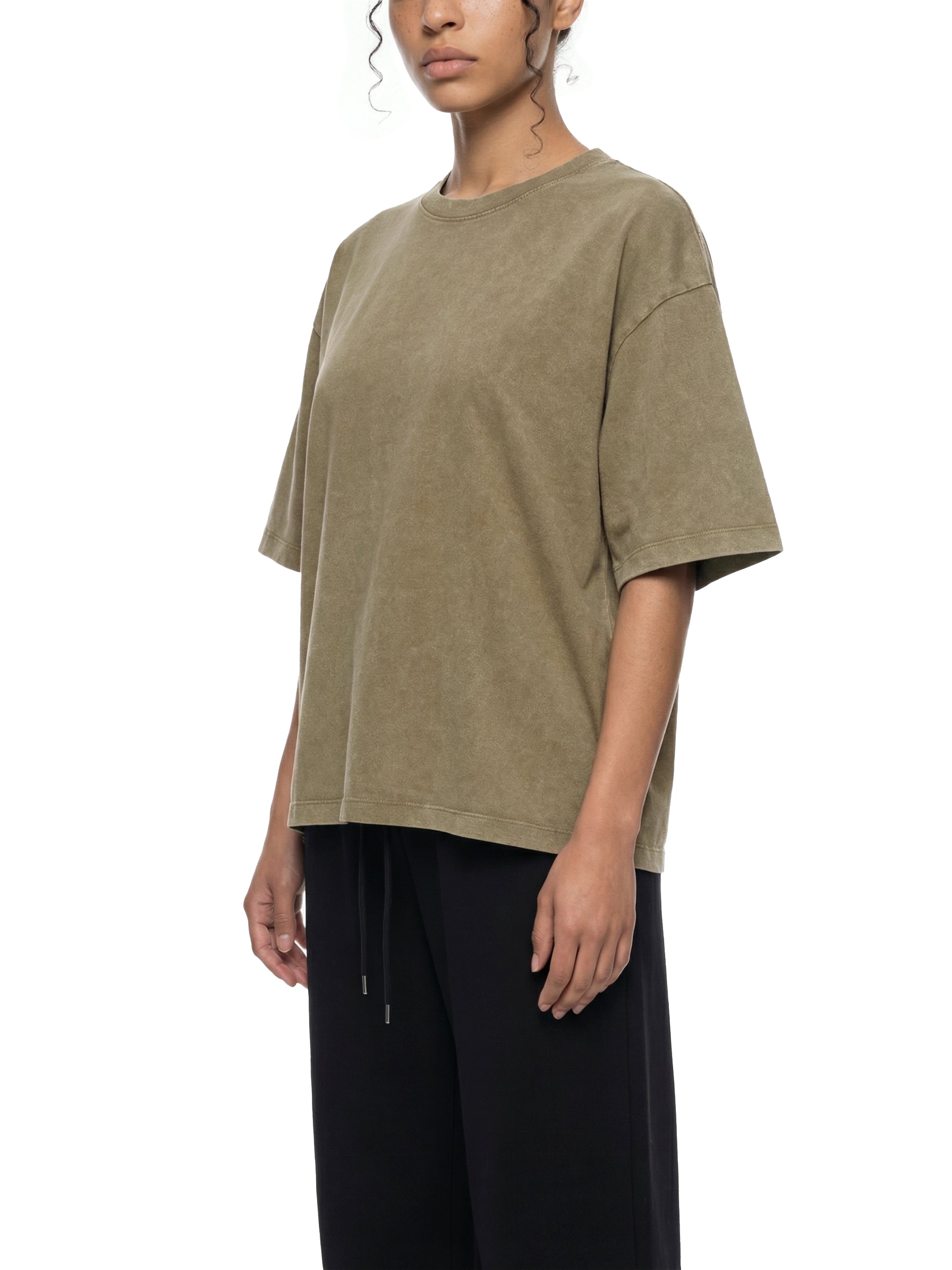 Unisex Vintage Wash Boxy T-Shirt – Oversized Heavyweight Faded Streetwear Tee