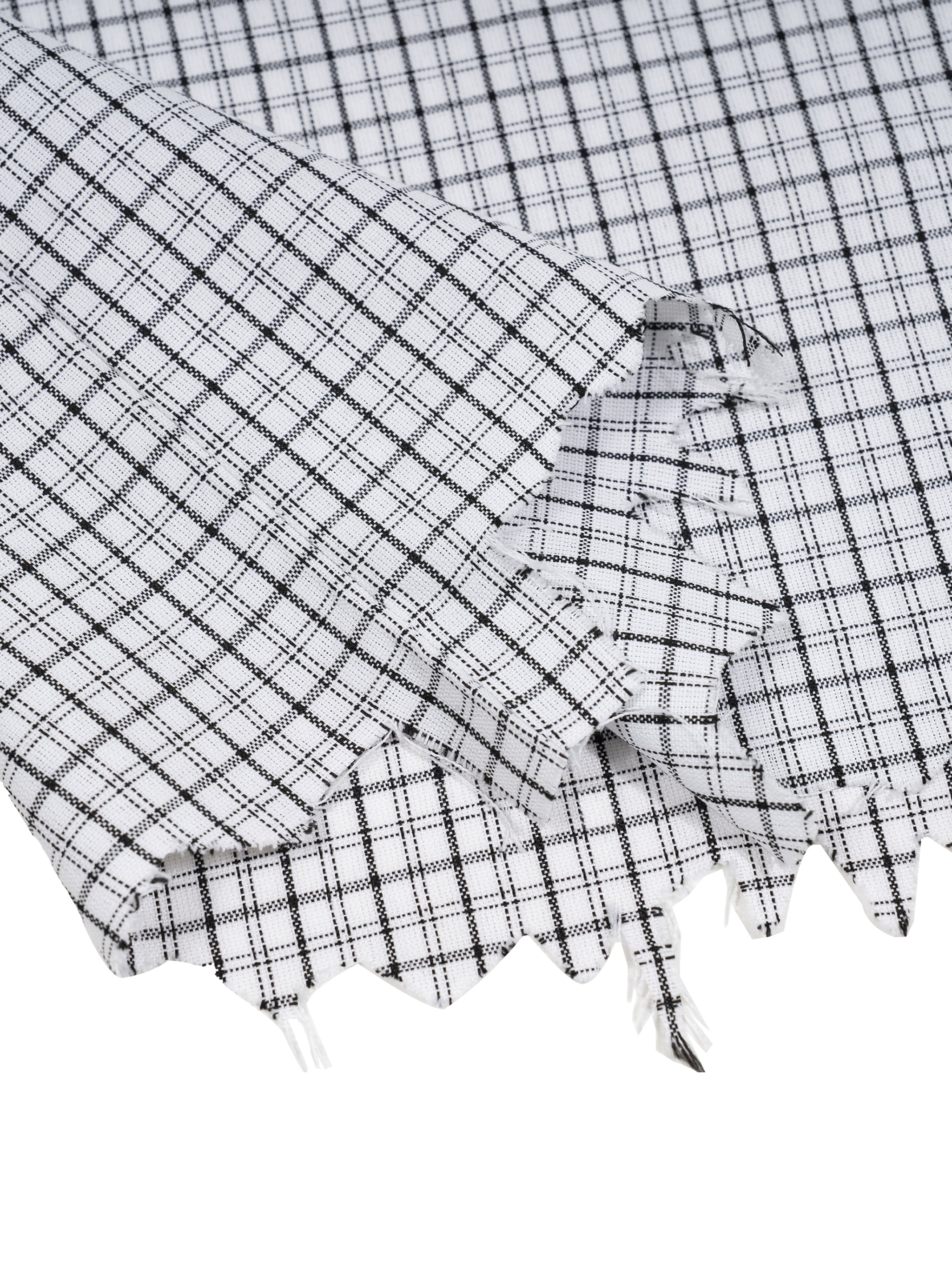 Unisex Distressed Plaid Boxy Shirt – Oversized Vintage Streetwear Flannel