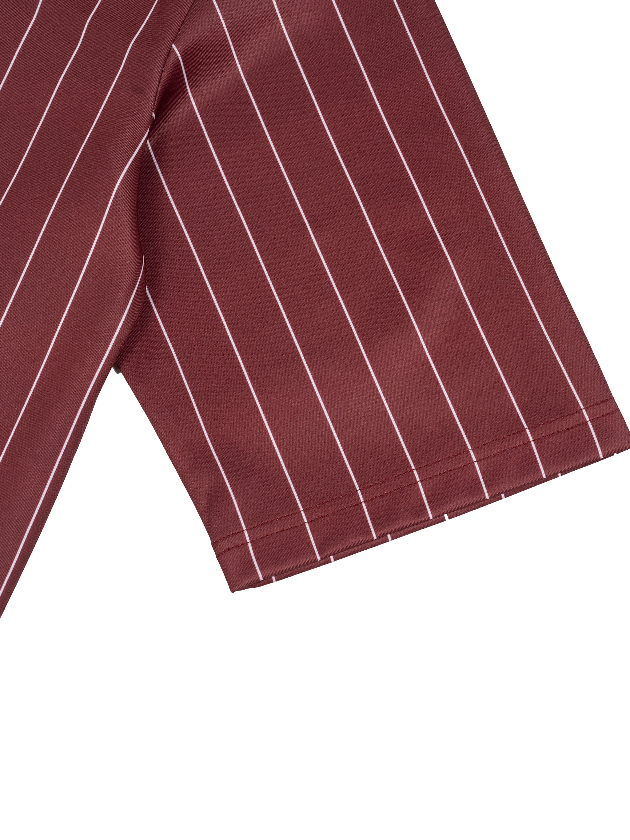 Unisex Pinstripe Collared Soccer Jersey – Oversized Retro Soccer Shirt