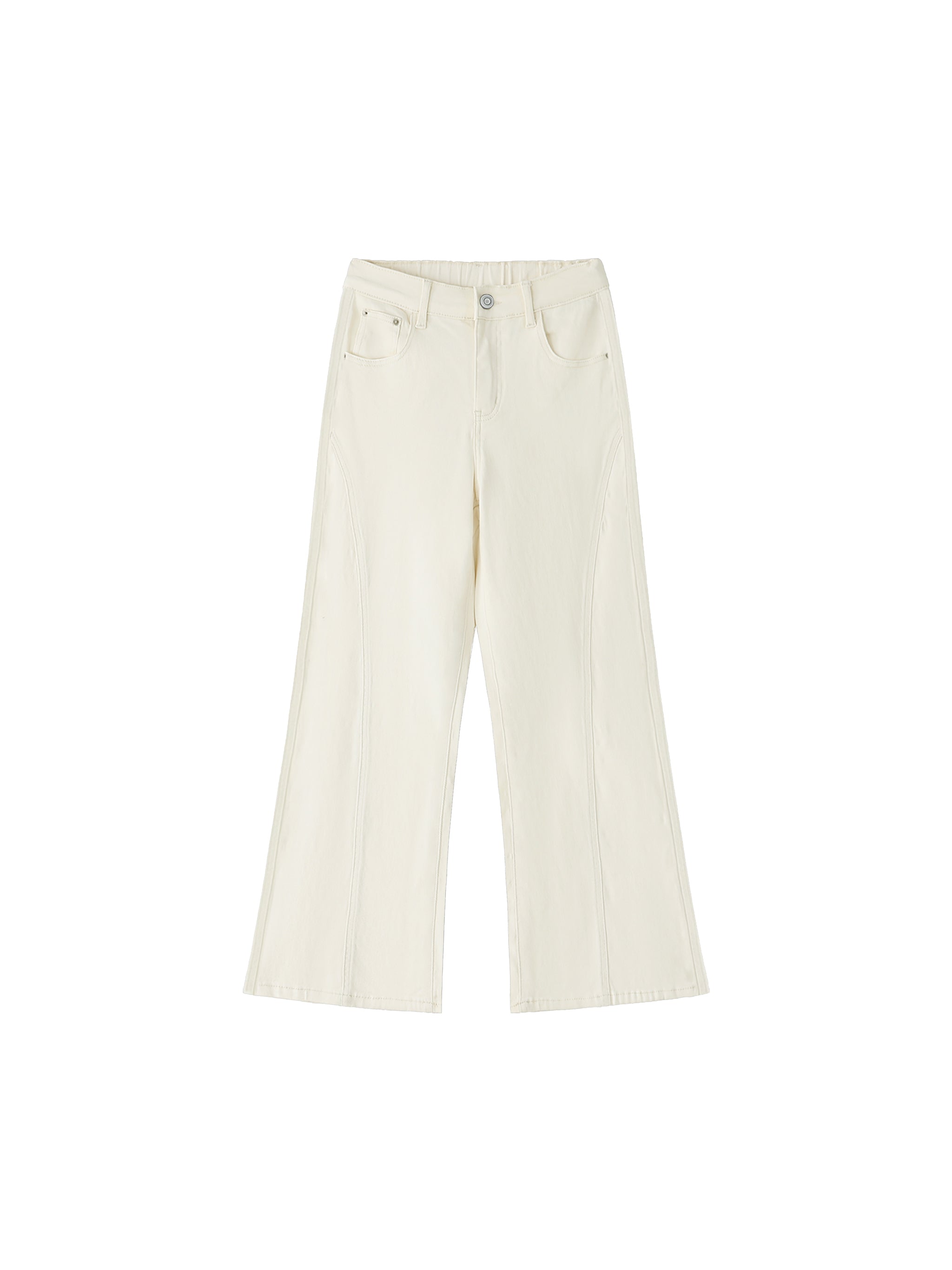 Women's High-Waisted Flared Leg Jeans – Stretch Denim Bootcut Jeans