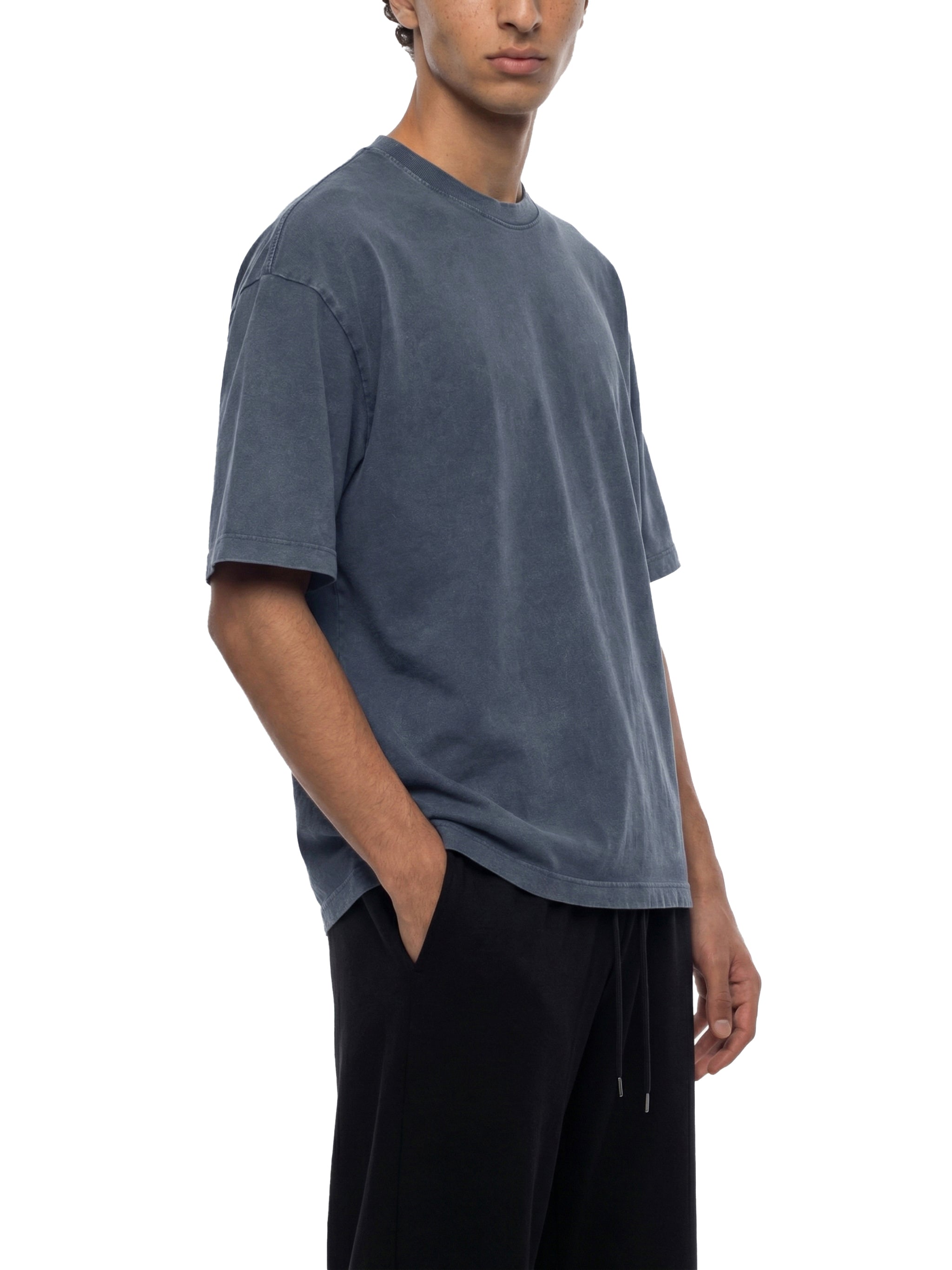 Unisex Vintage Wash Boxy T-Shirt – Oversized Heavyweight Faded Streetwear Tee